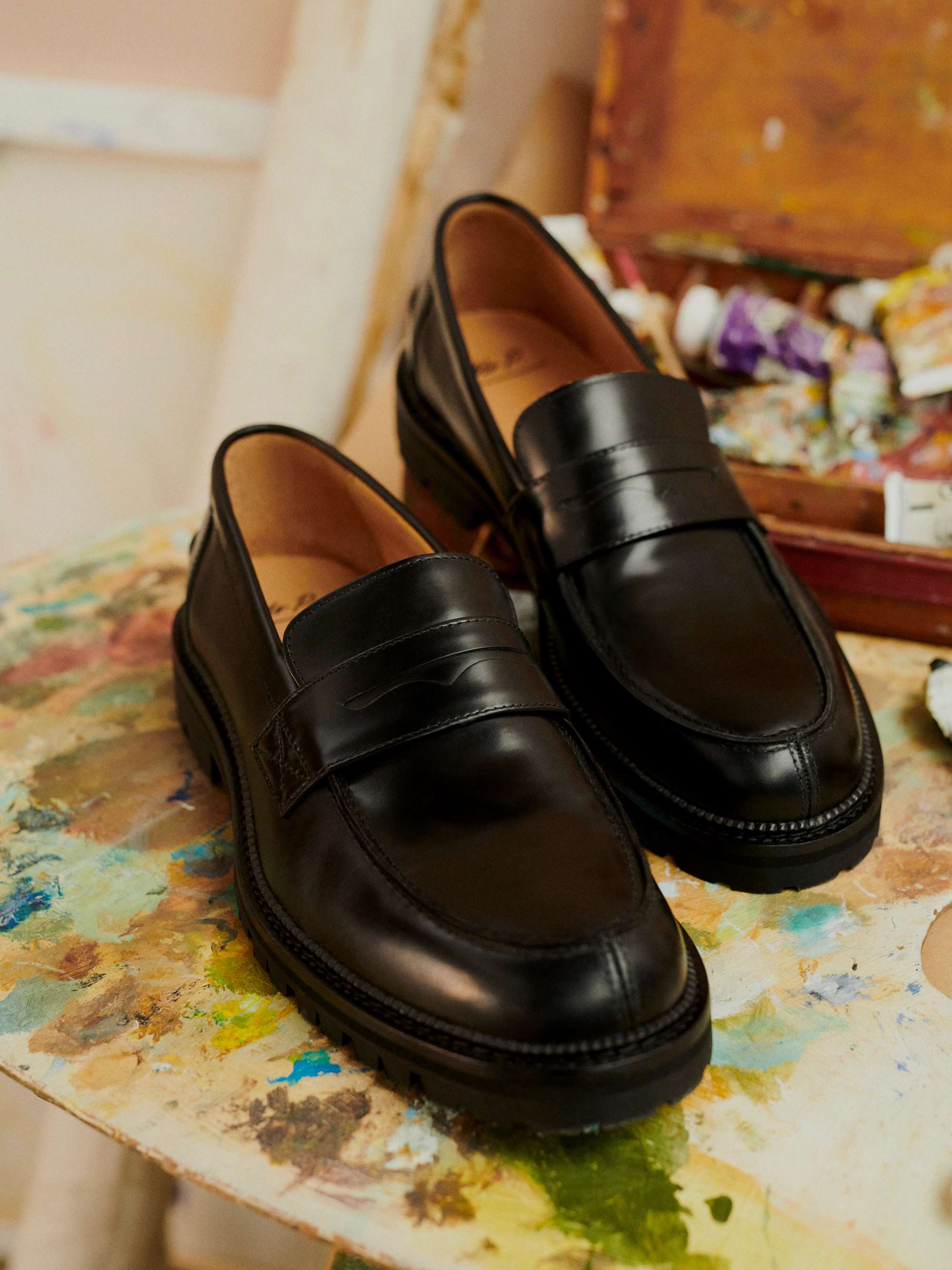 pas endnu engang tilstødende MR P. Jacques Leather Penny Loafers | MR PORTER