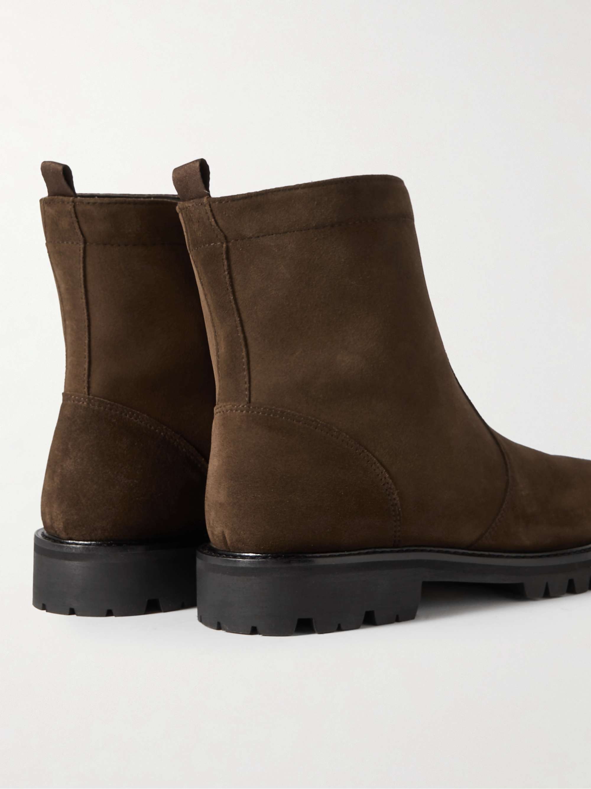 MR P. Olie Shearling-Lined Suede Boots