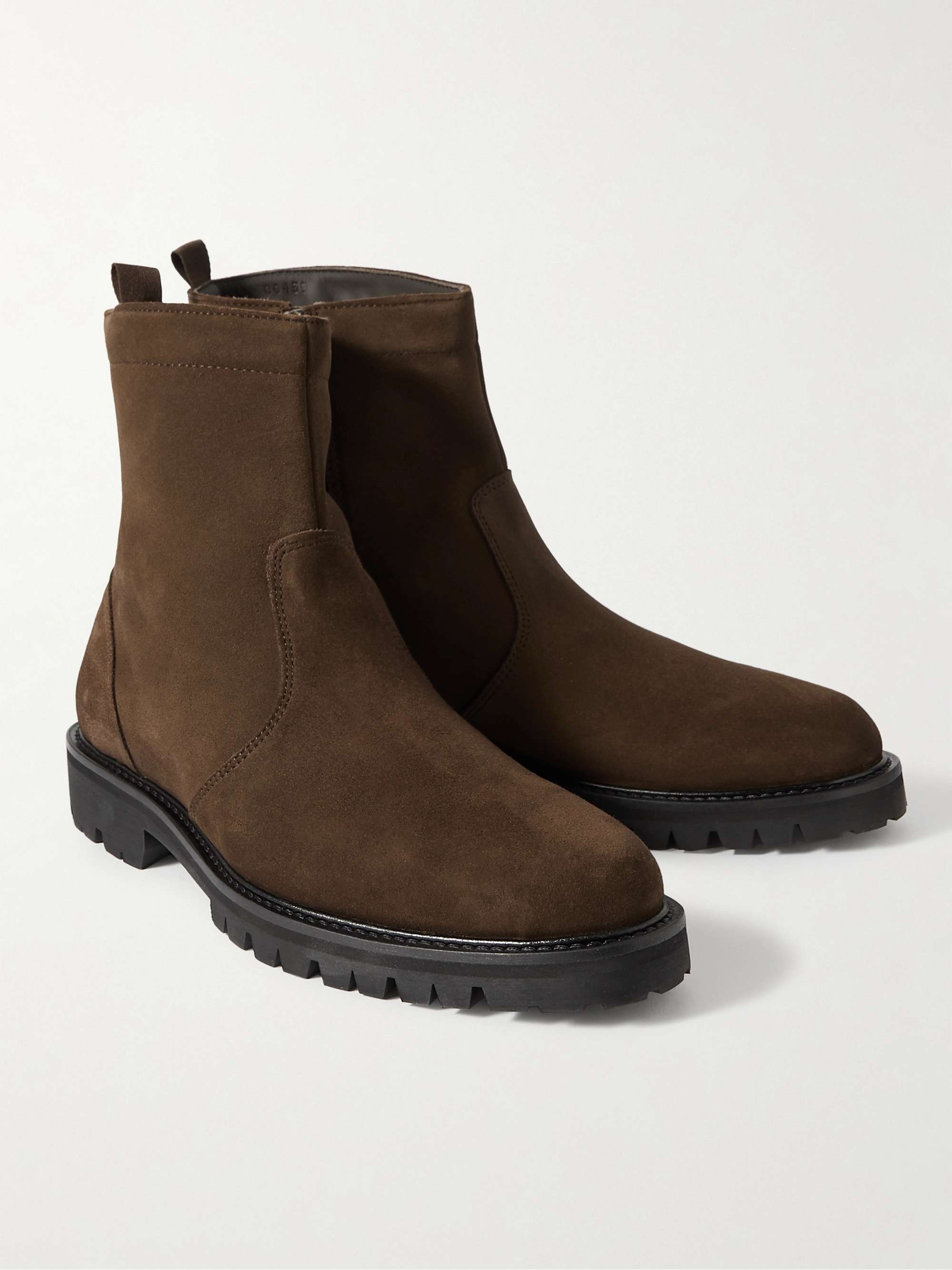 MR P. Olie Shearling-Lined Suede Boots