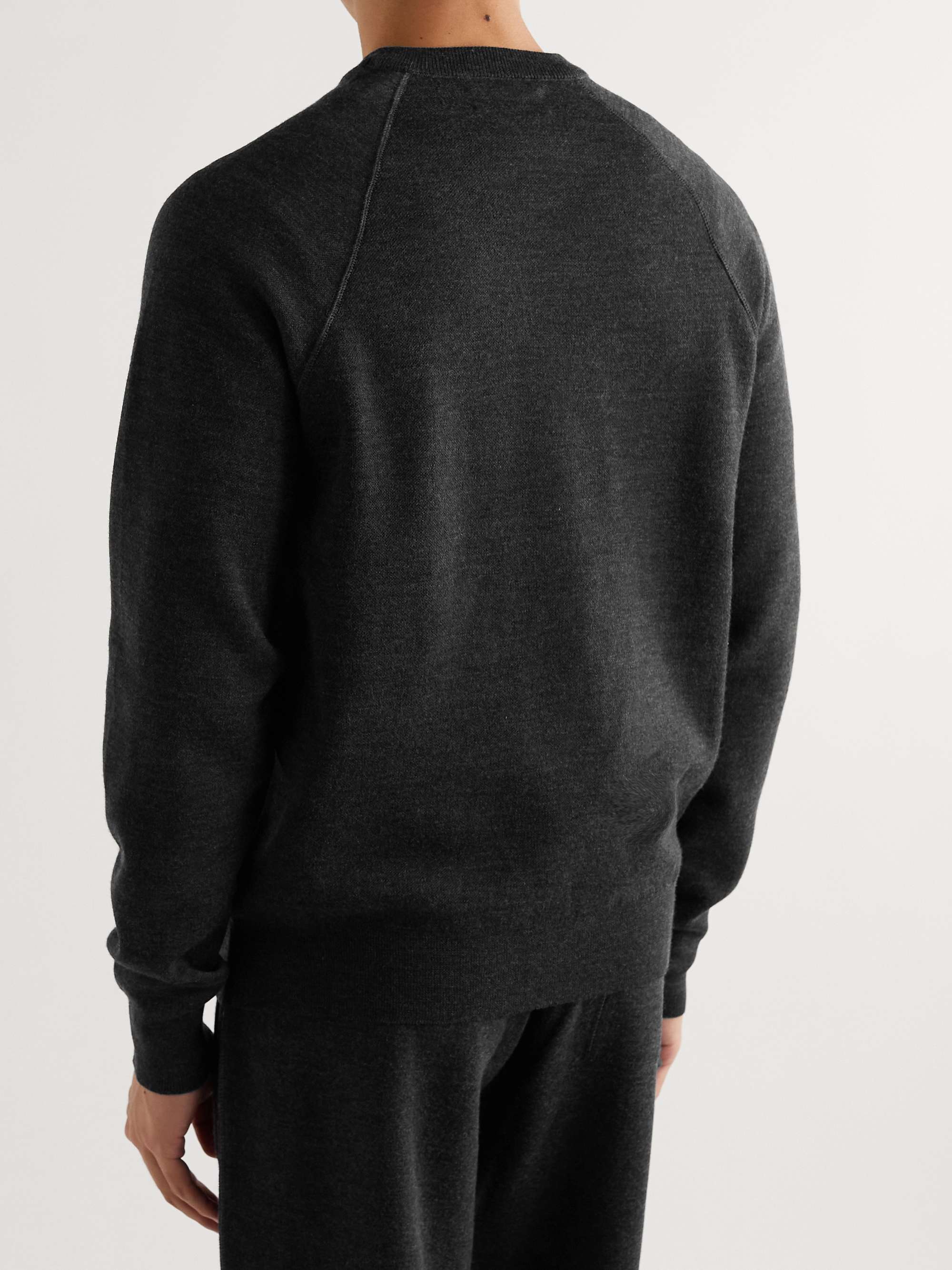 MR P. Double-Faced Merino Wool-Blend Sweater