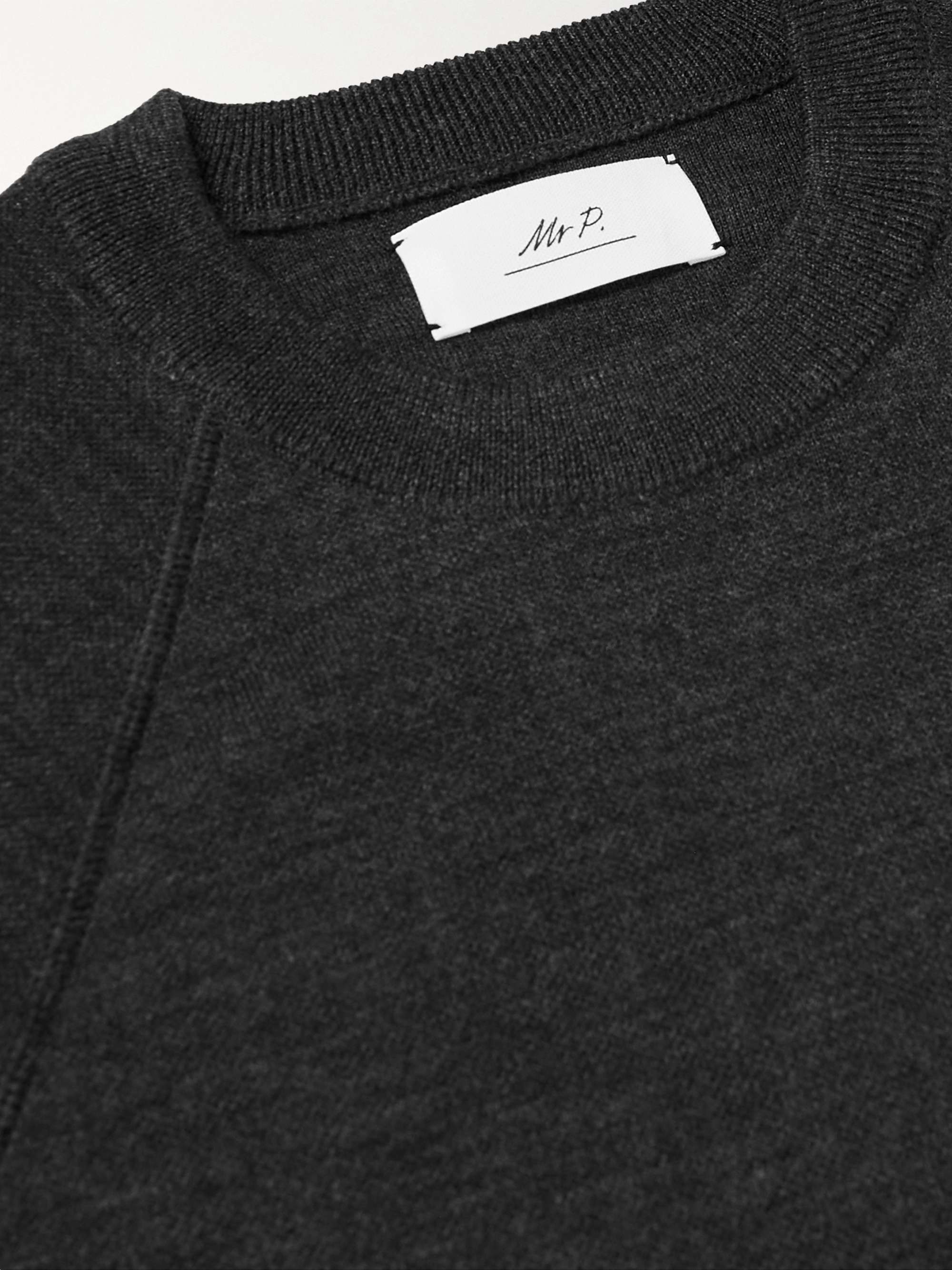 MR P. Double-Faced Merino Wool-Blend Sweater