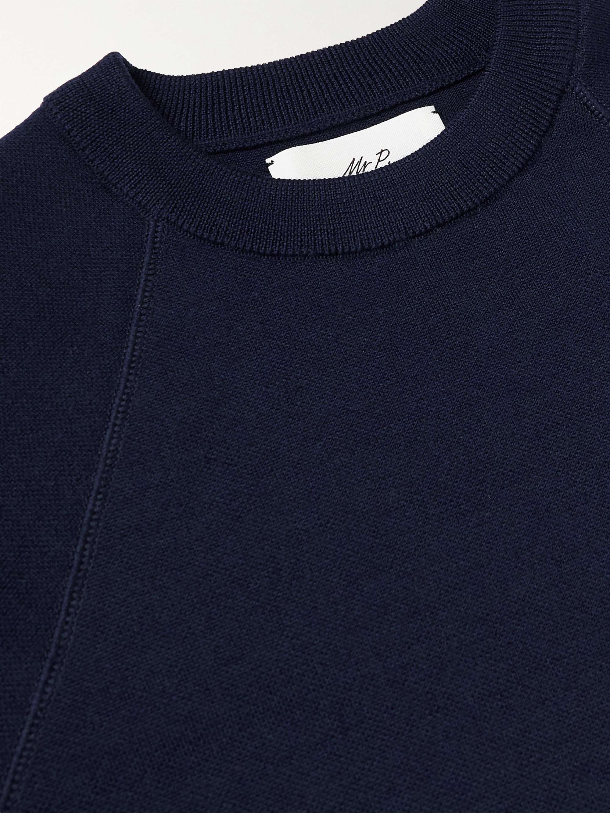 MR P. Double-Faced Merino Wool-Blend Sweater