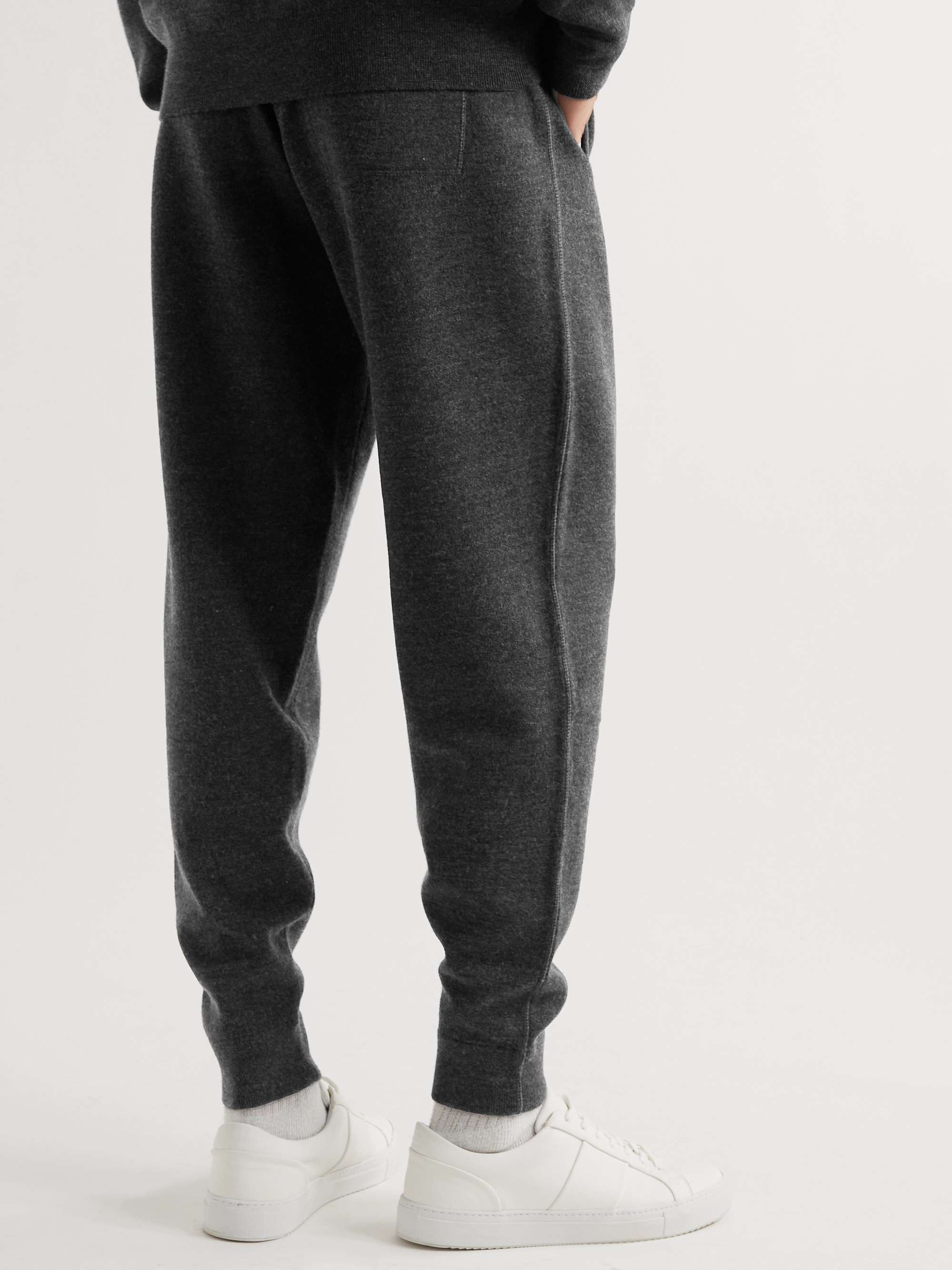MR P. Tapered Double-Faced Merino Wool-Blend Sweatpants