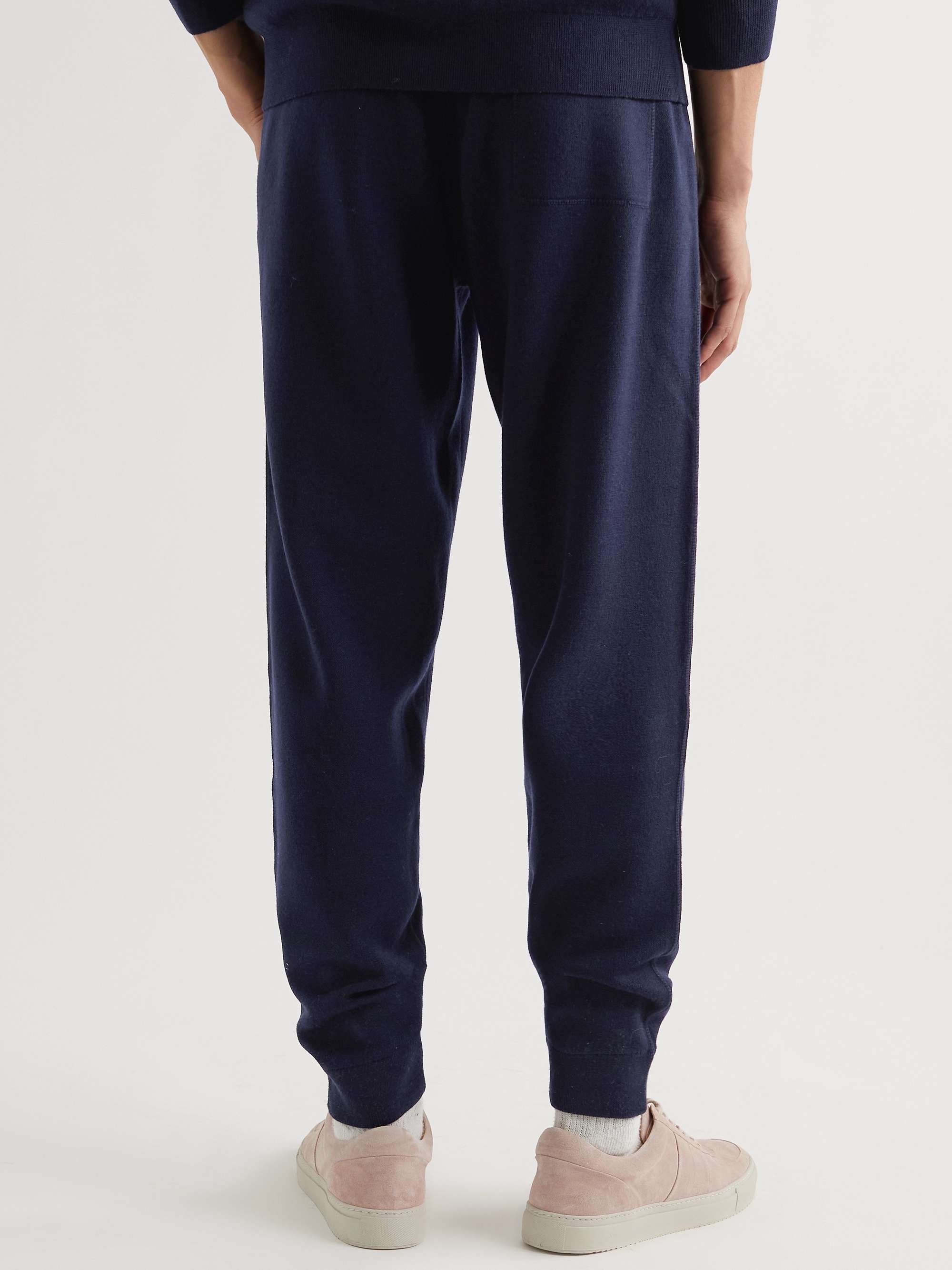 MR P. Tapered Double-Faced Merino Wool-Blend Sweatpants