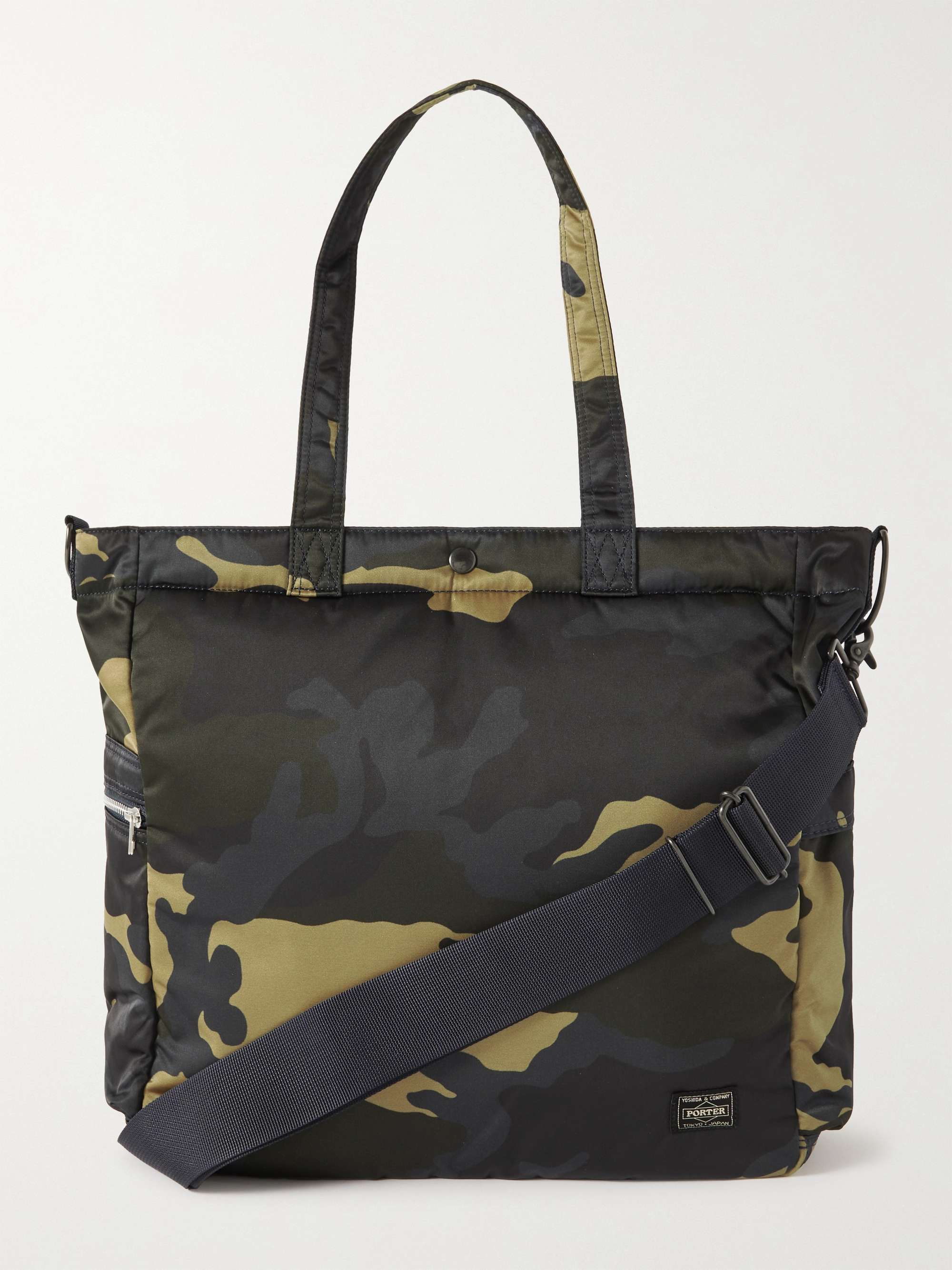 Counter Shade 2Way Camouflage-Print Nylon Tote Bag