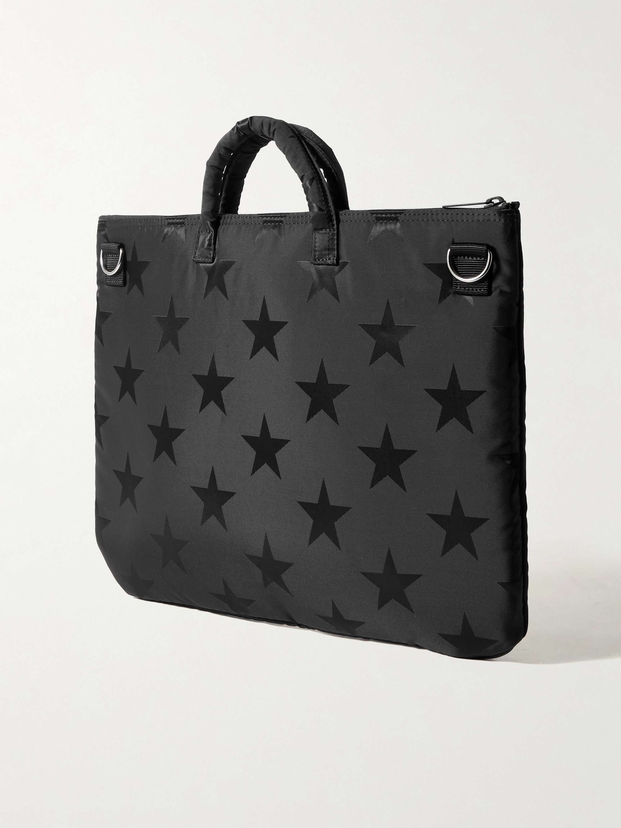 PORTER-YOSHIDA & CO 2Way Printed Padded Nylon Messenger Bag