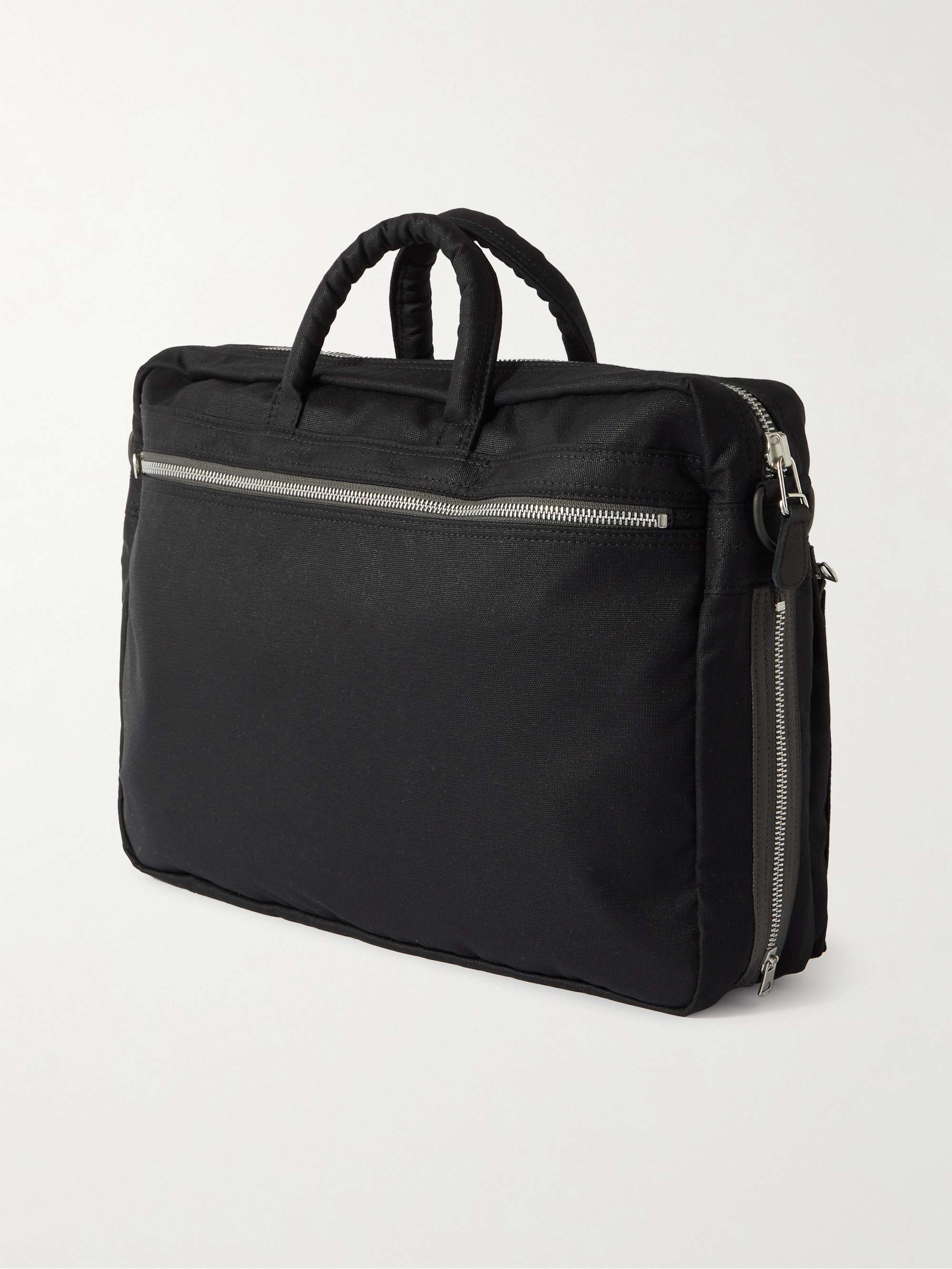 PORTER-YOSHIDA & CO Flying Ace 2Way Webbing-Trimmed Nylon Briefcase