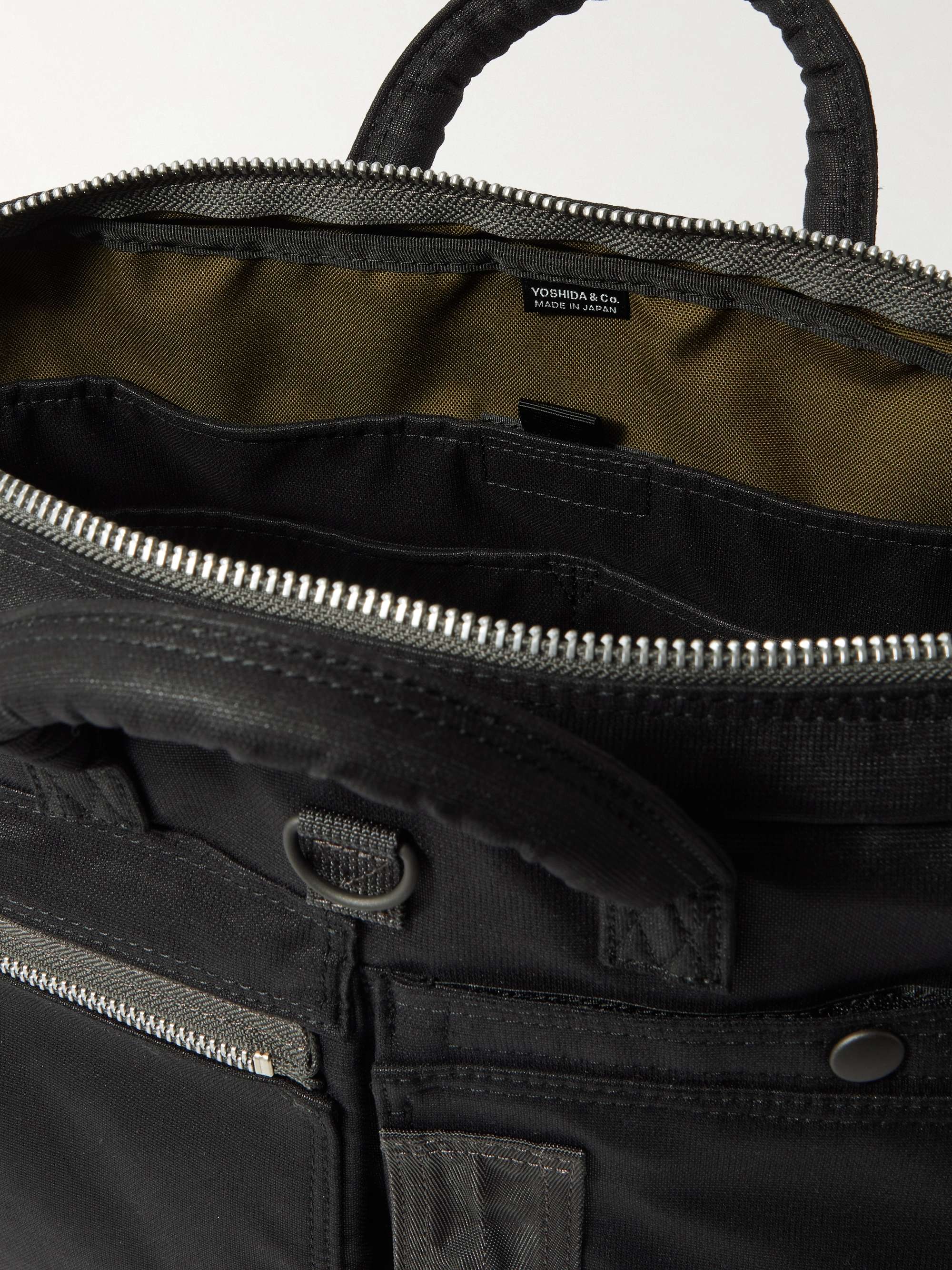 PORTER-YOSHIDA & CO Flying Ace 2Way Webbing-Trimmed Nylon Briefcase