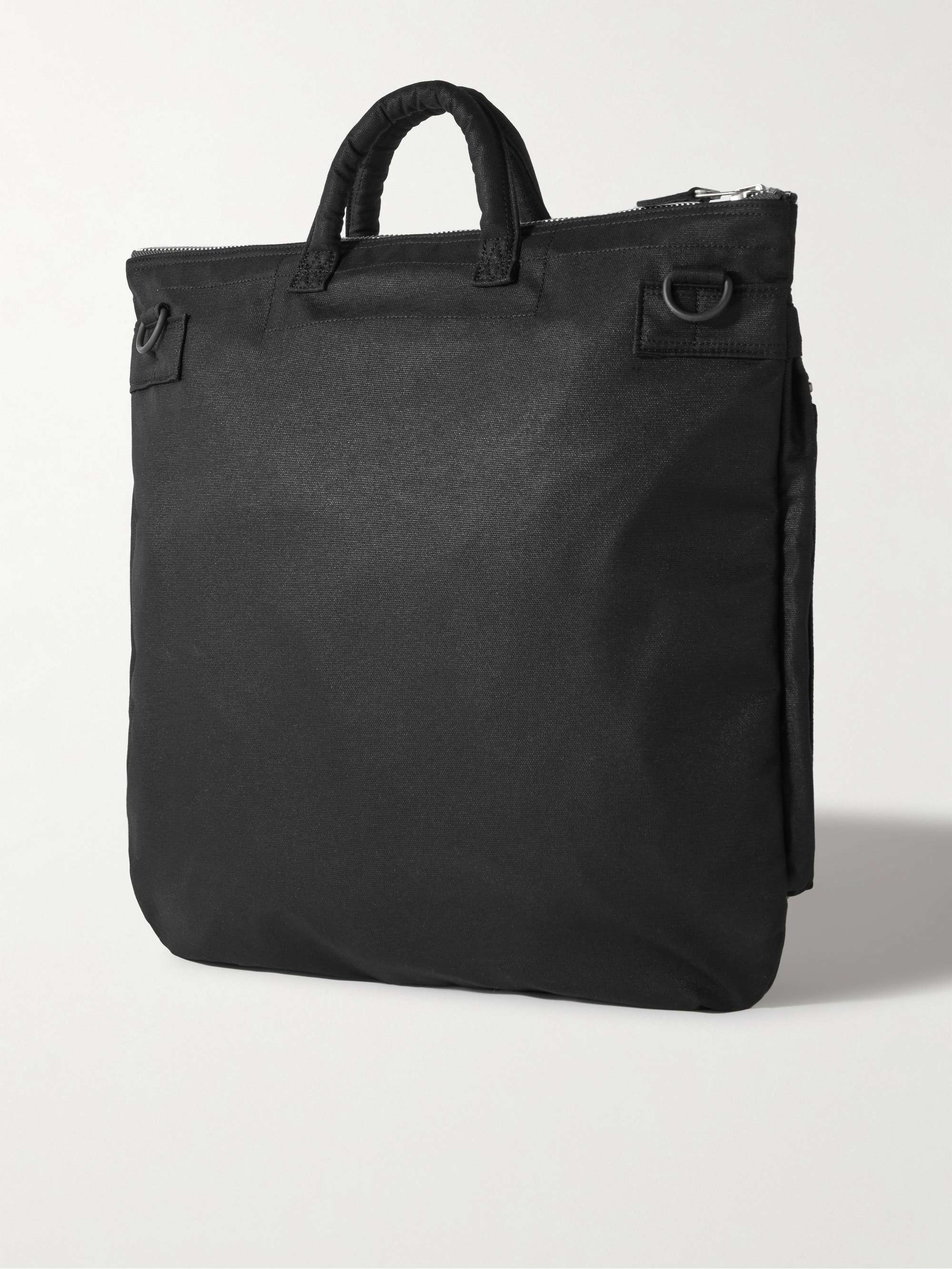PORTER-YOSHIDA & CO Flying Ace 2Way Webbing-Trimmed Nylon Helmet Bag