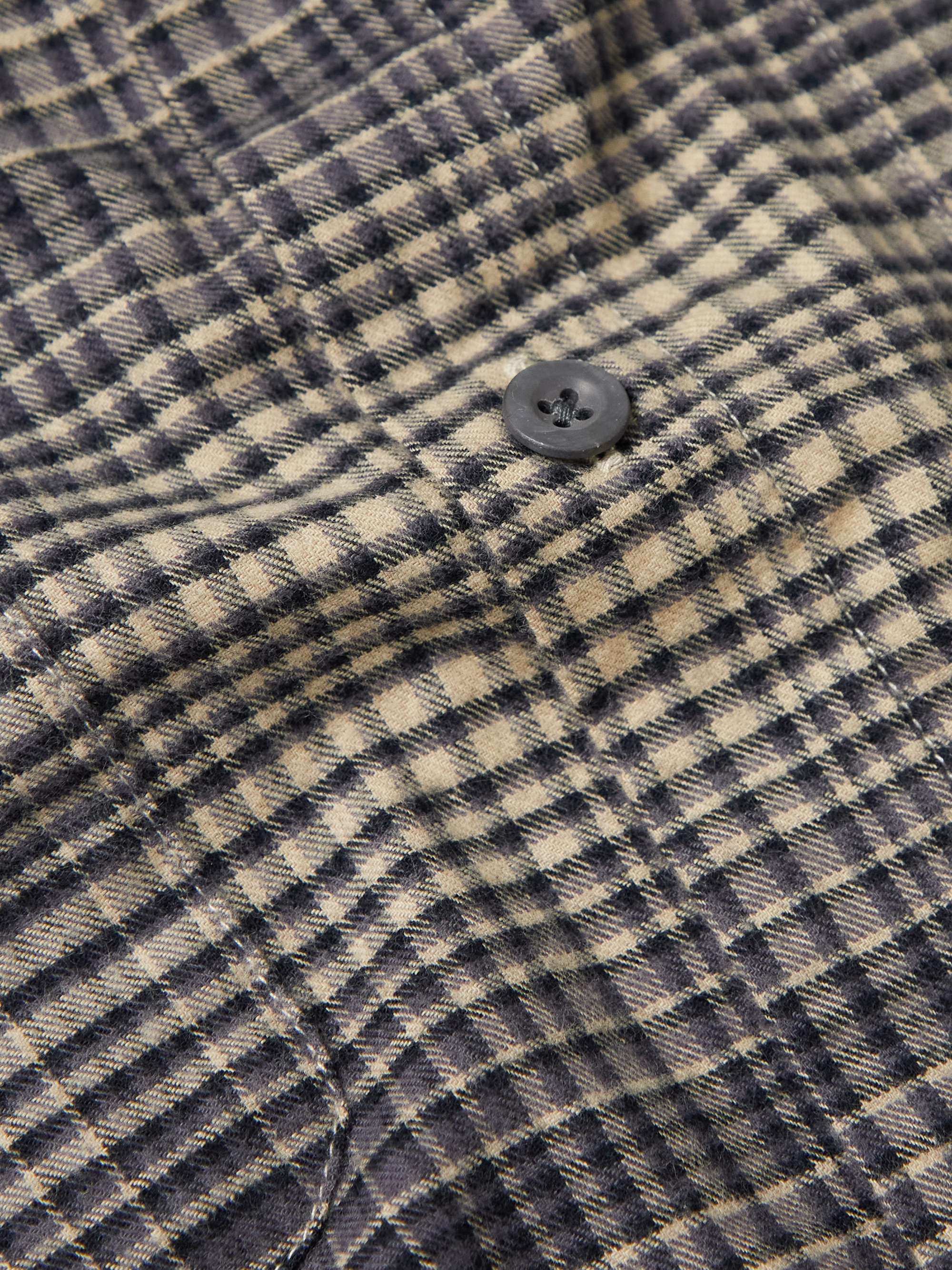 MR P. Checked Cotton-Flannel Shirt