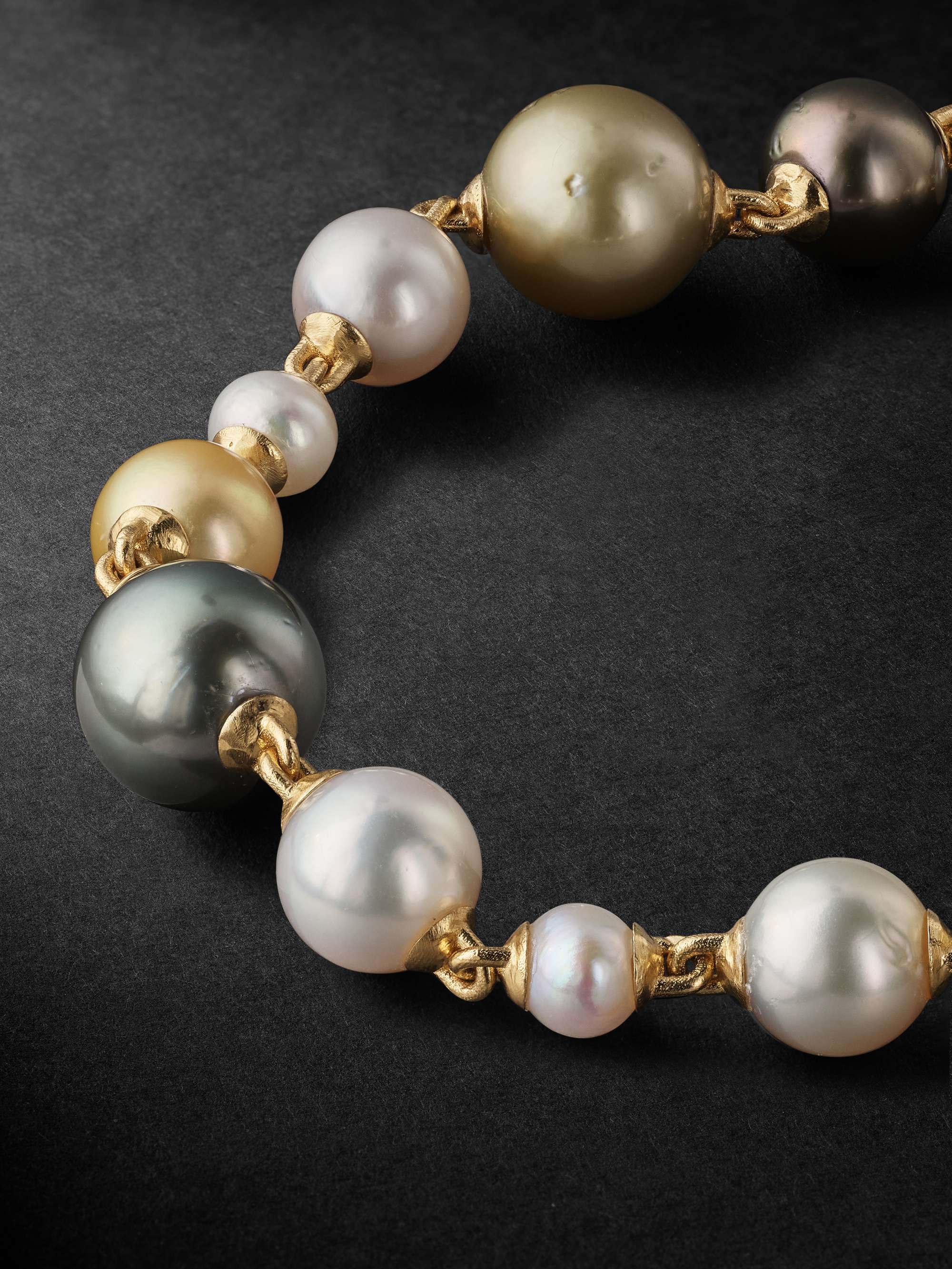 MAOR Consi Gold Pearl Bracelet