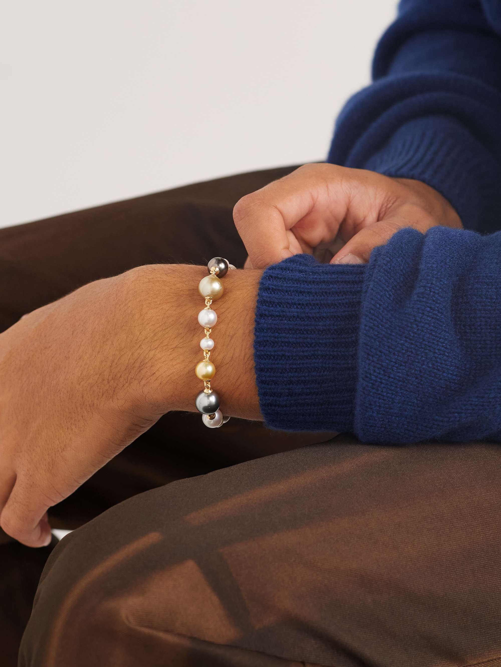 MAOR Consi Gold Pearl Bracelet