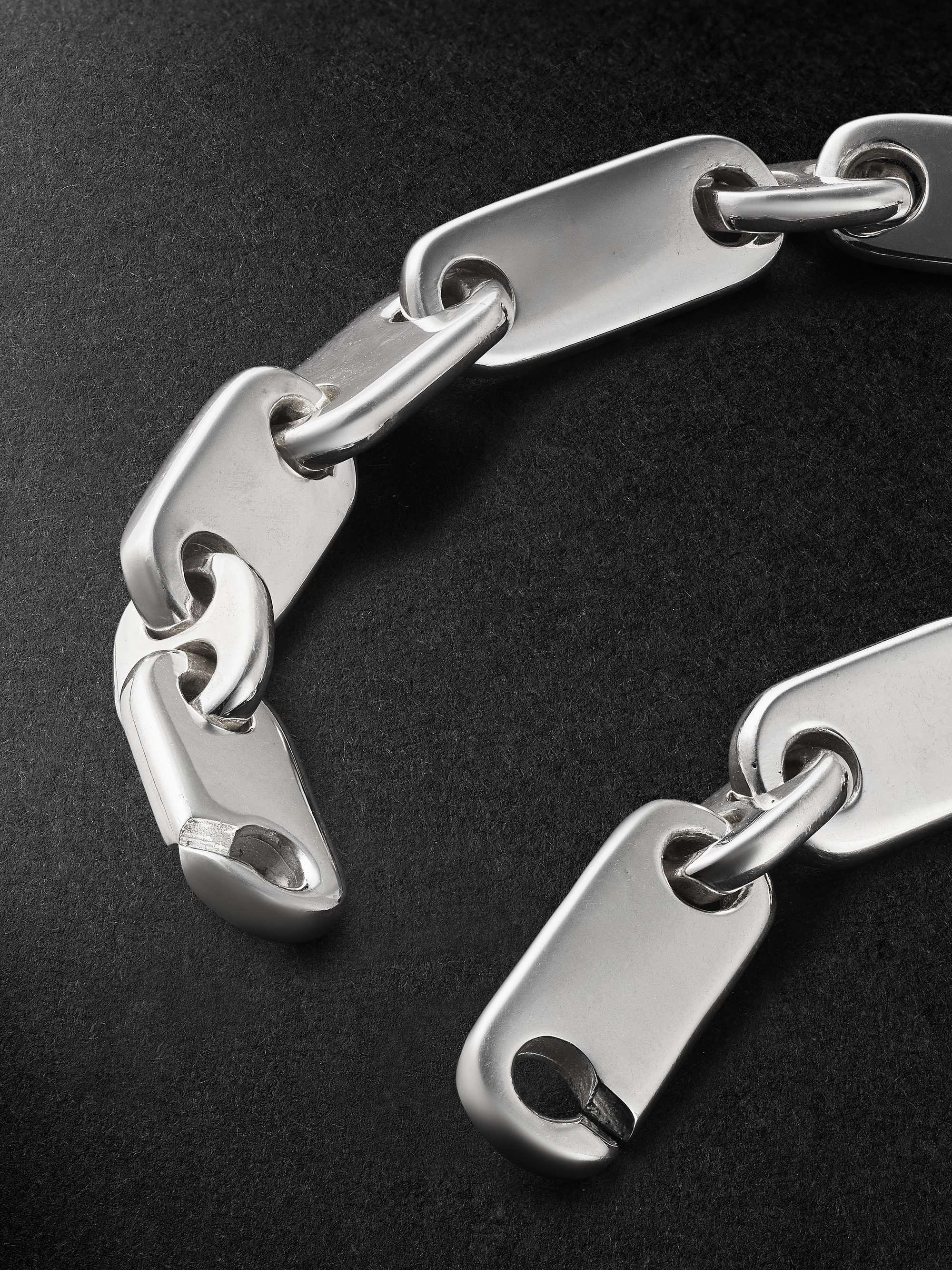 MAOR silver chain-link bracelet
