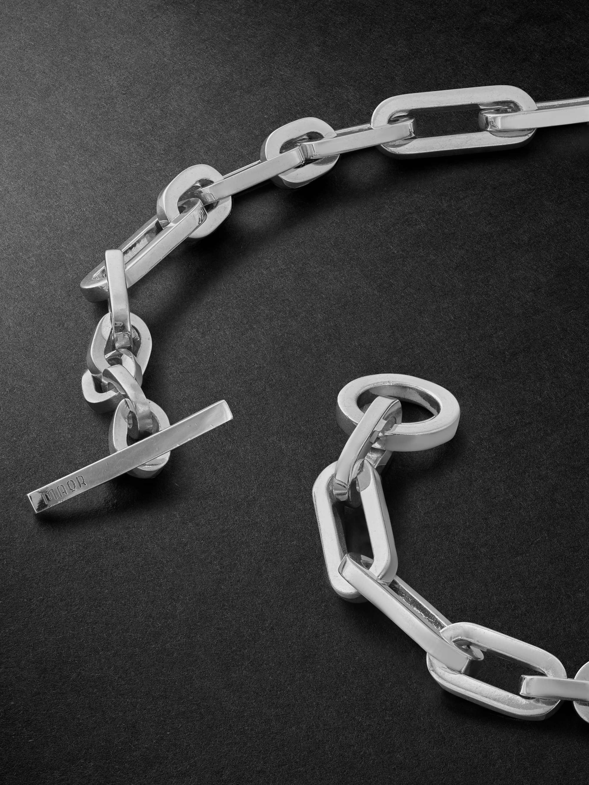 M.COHEN Trio Link Silver Necklace
