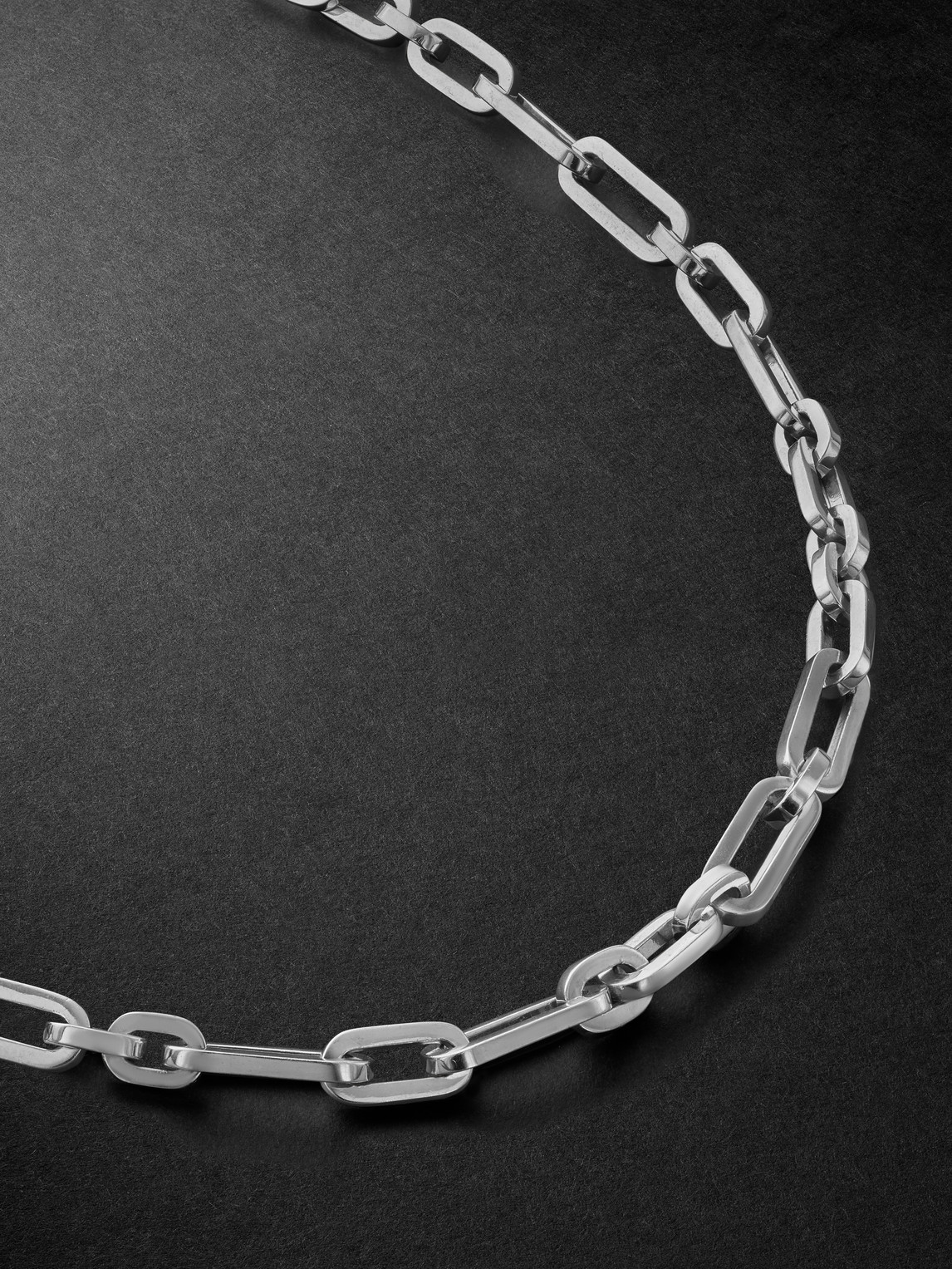 Maor Trio Link Silver Necklace