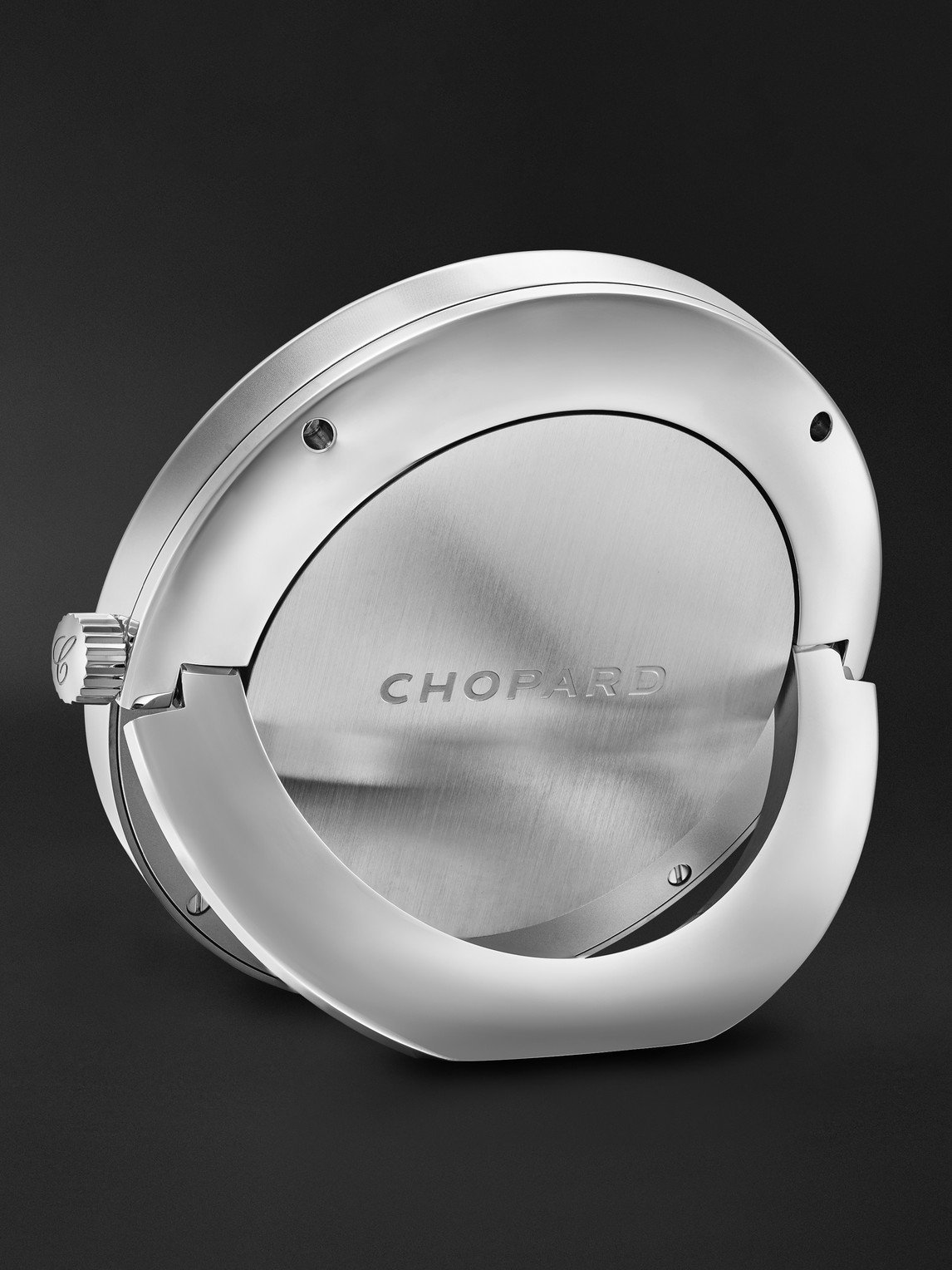  Chopard - Classic Racing Stainless Steel Table Clock, Ref. No. 95020-0130 - Men - Blue 