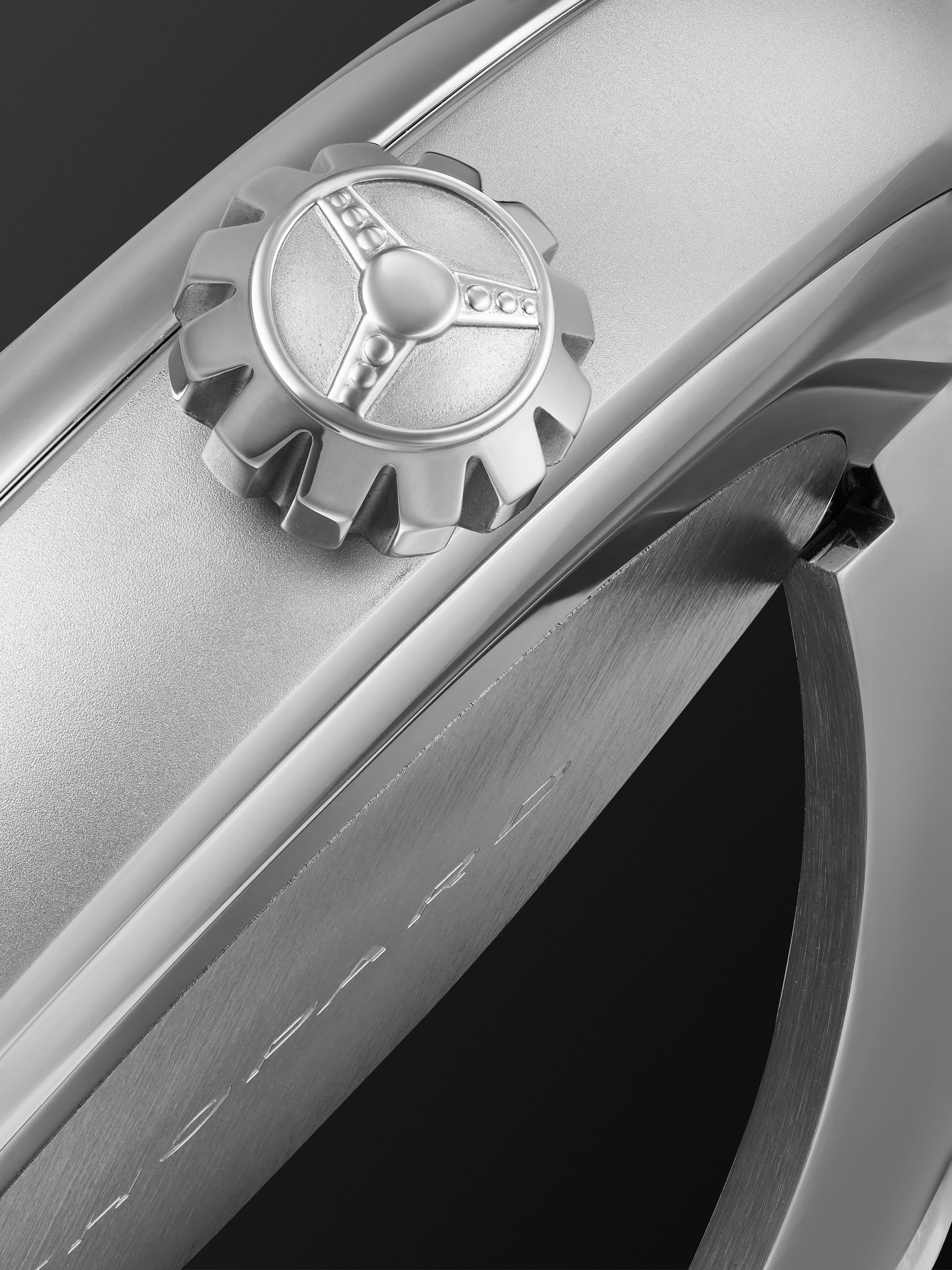 CHOPARD Classic Racing Silver Table Clock, Ref. No. 95020-0124