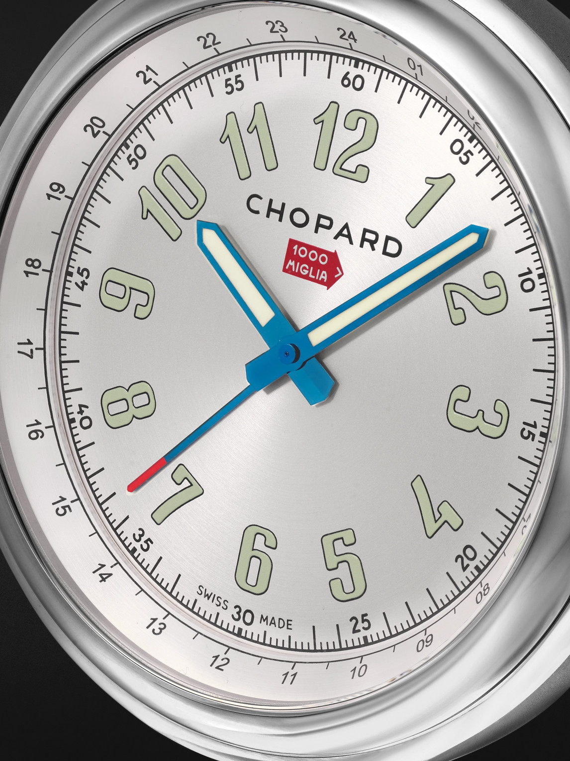  Chopard - Classic Racing Silver Table Clock, Ref. No. 95020-0134 - Men - White 