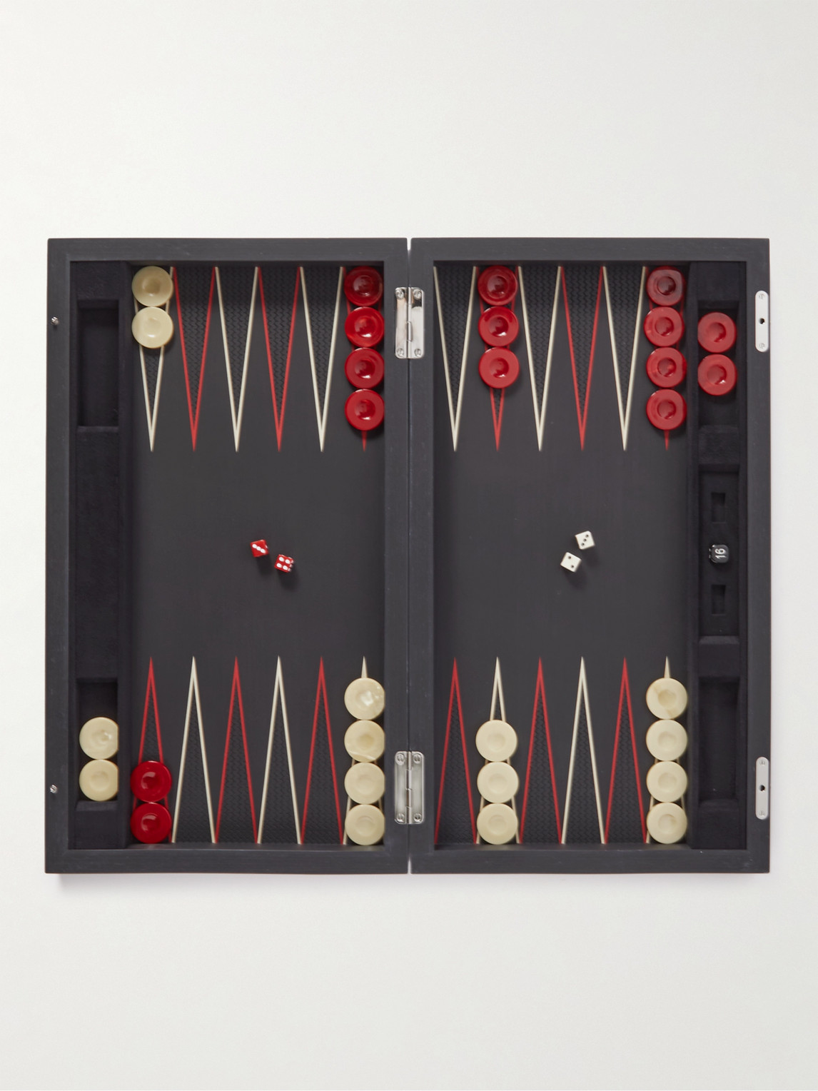 Chopard Classic Racing Wood And Carbon Fibre Backgammon Set In Black