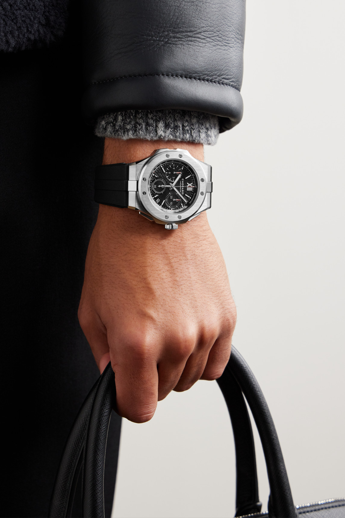 Alpine Eagle XL Chrono Automatic Lucent Steel Watch, Ref. 298609-3004 — 2