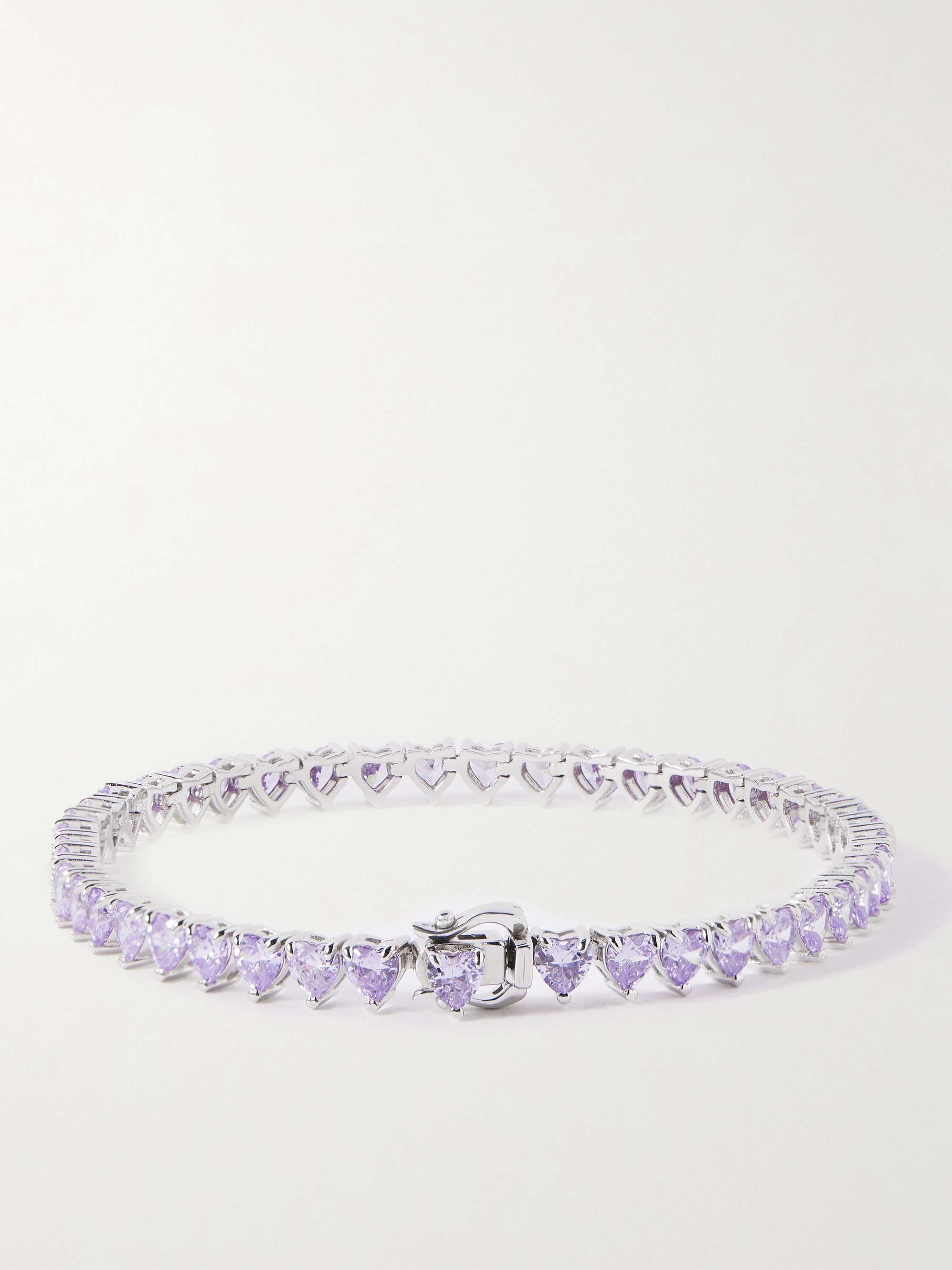 HATTON LABS Sterling Silver Cubic Zirconia Bracelet