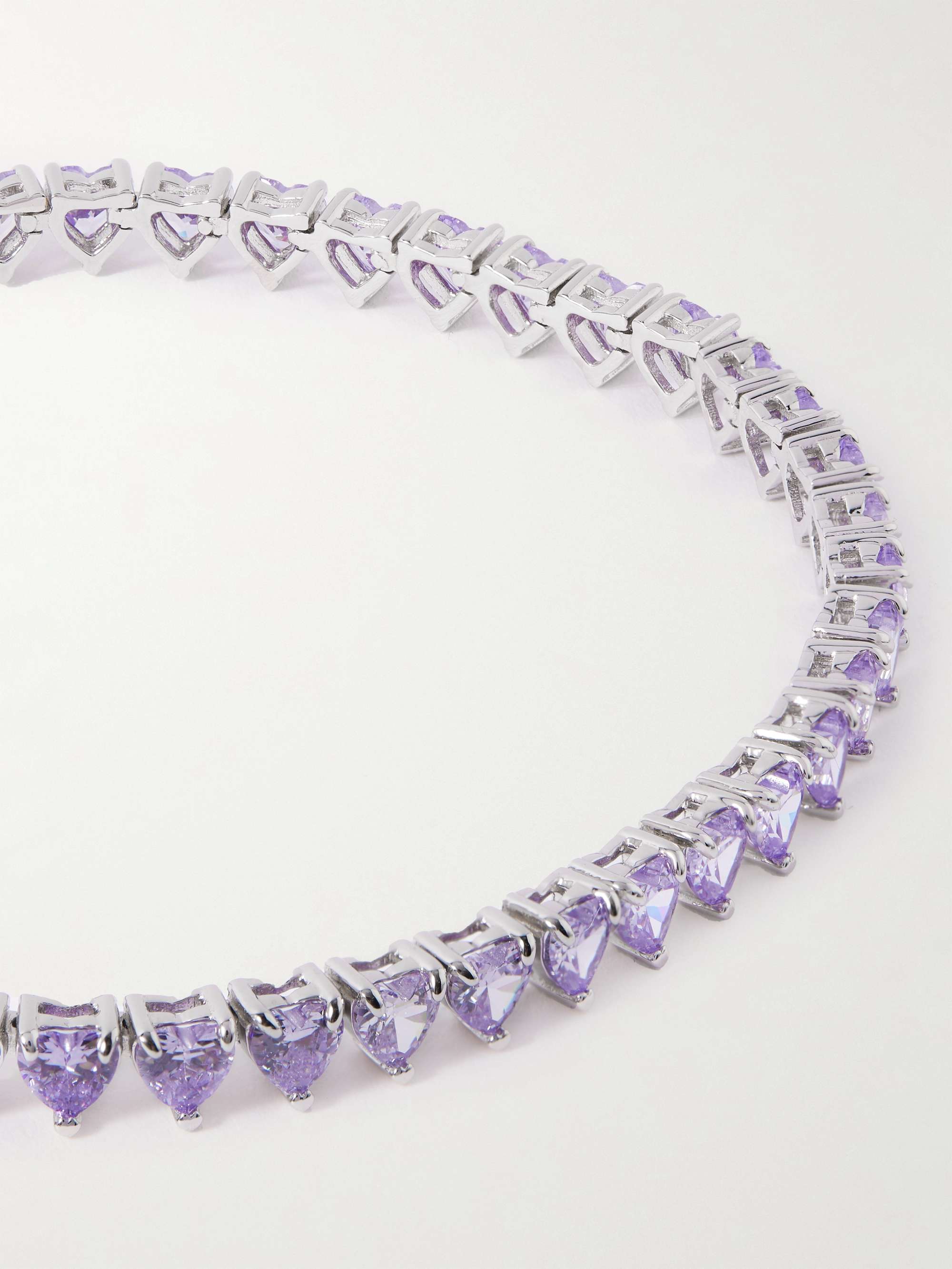 HATTON LABS Sterling Silver Cubic Zirconia Bracelet