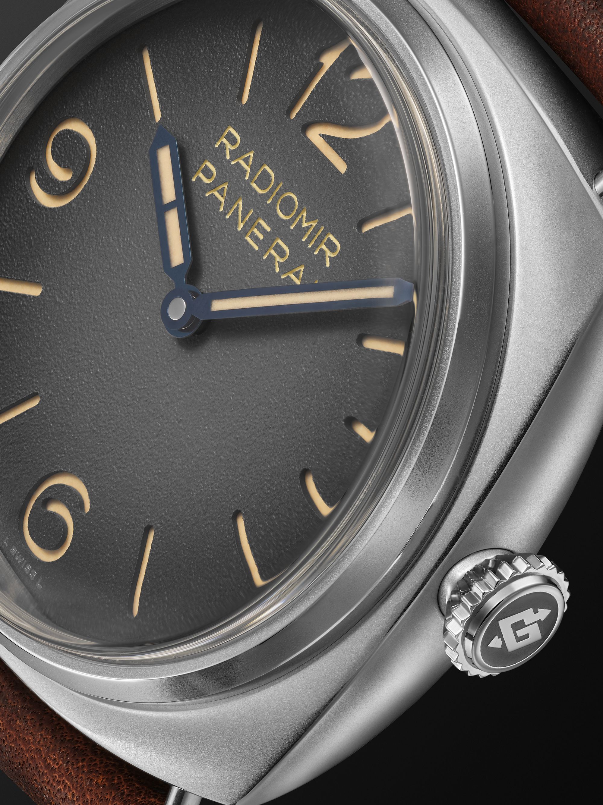PANERAI Radiomir Origine Automatic 45mm Stainless Steel and Leather Watch, Ref. No. PAM01335