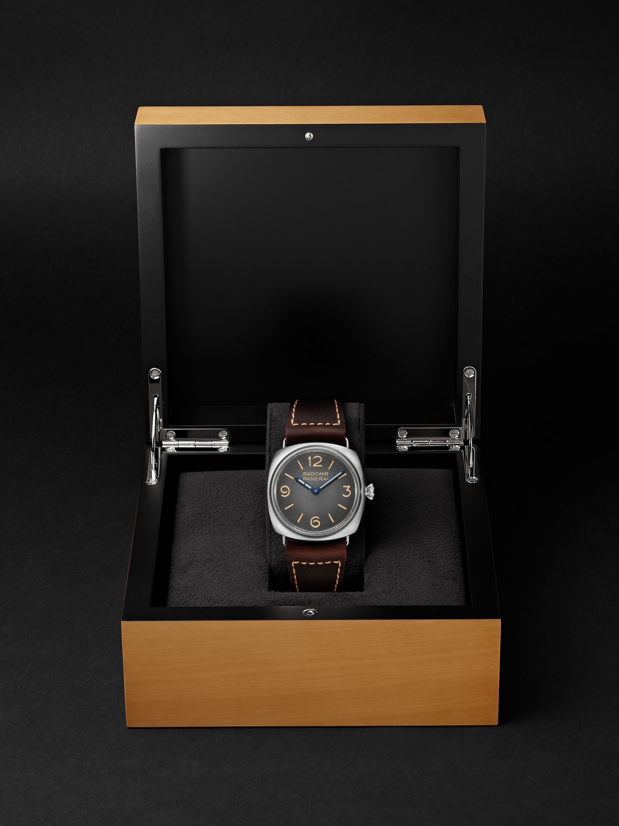 PANERAI Radiomir Origine Automatic 45mm Stainless Steel and Leather Watch, Ref. No. PAM01335