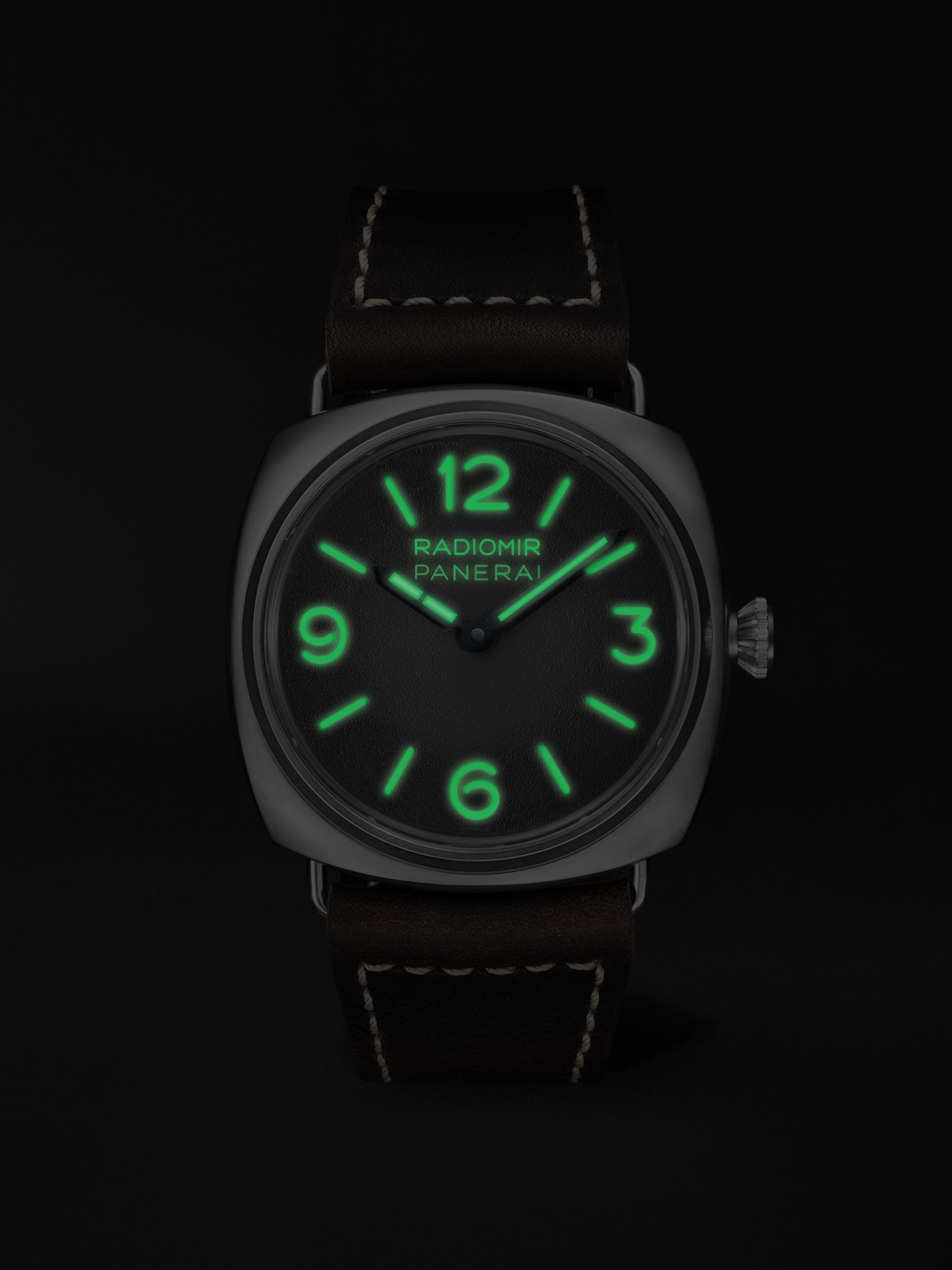 PANERAI Radiomir Origine Automatic 45mm Stainless Steel and Leather Watch, Ref. No. PAM01335