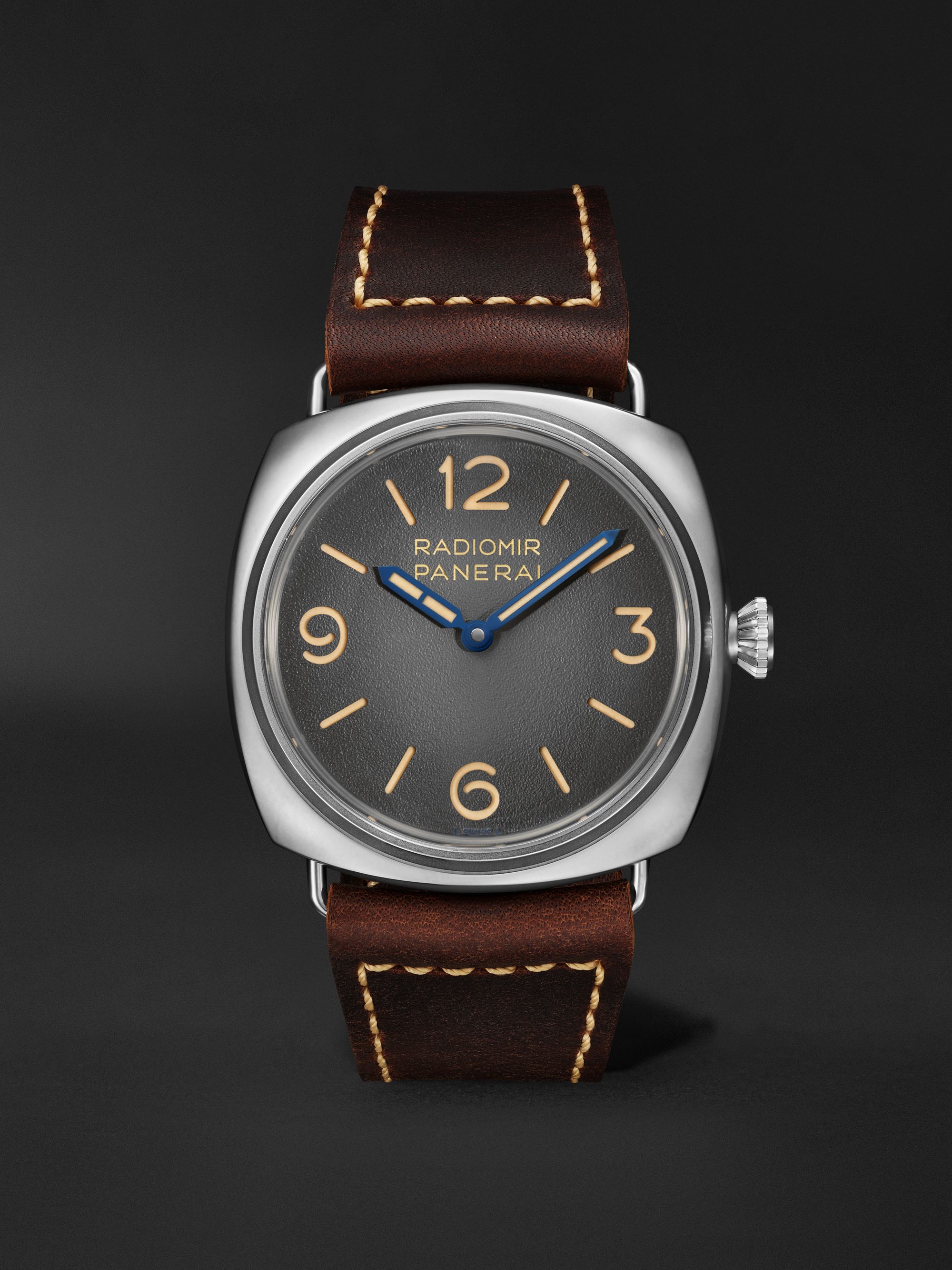 PANERAI Radiomir Origine Automatic 45mm Stainless Steel and Leather Watch, Ref. No. PAM01335