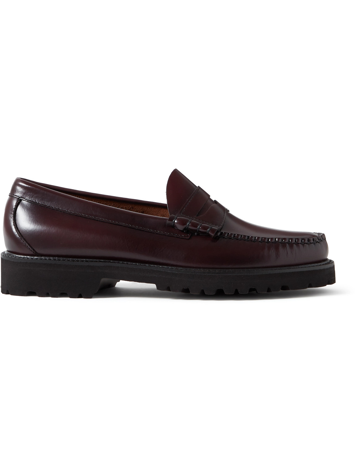 Shop G.h. Bass & Co. Weejuns 90 Larson Leather Penny Loafers In Burgundy