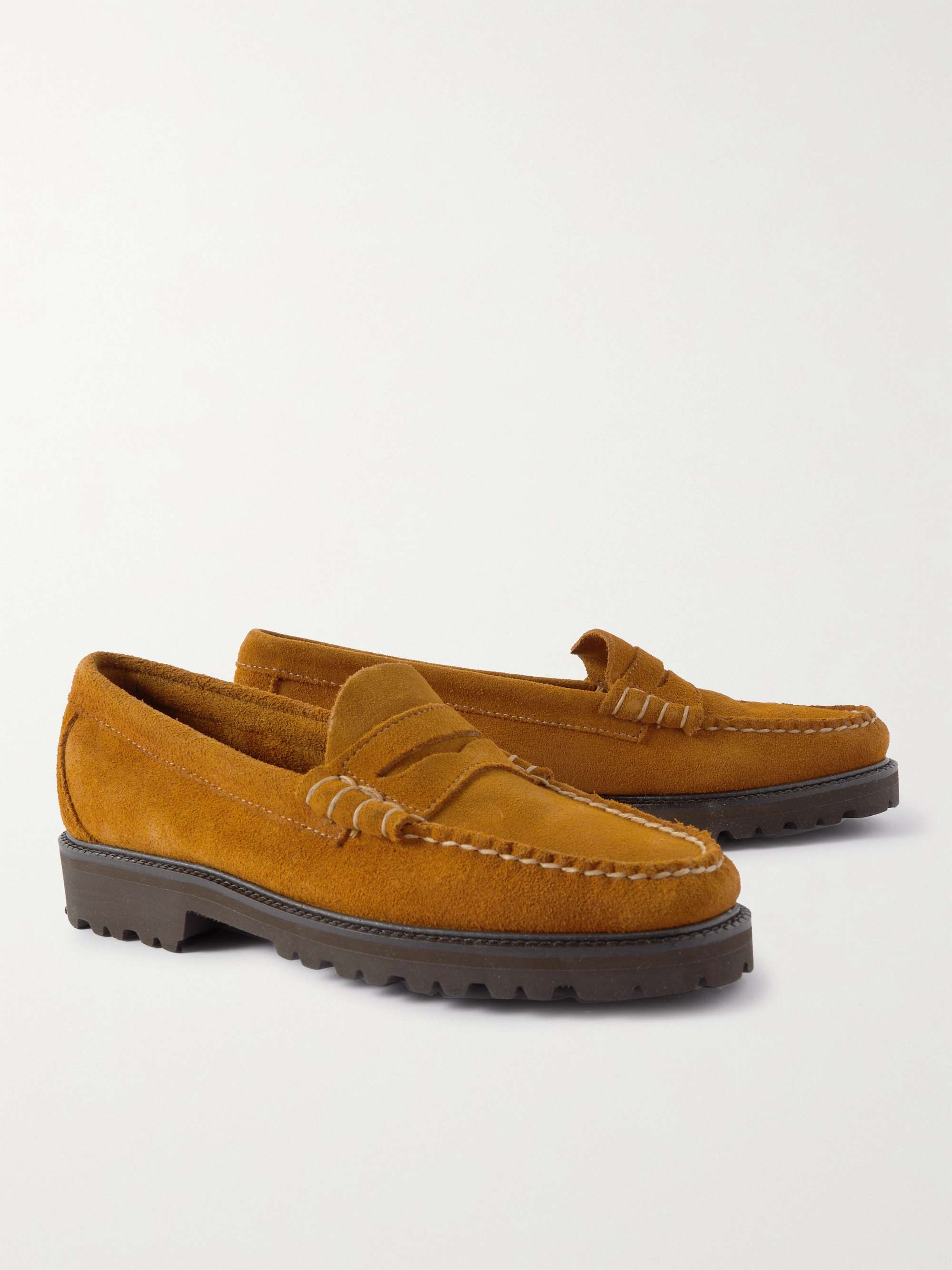 G.H. BASS Weejuns 90 Larson Suede Penny Loafers