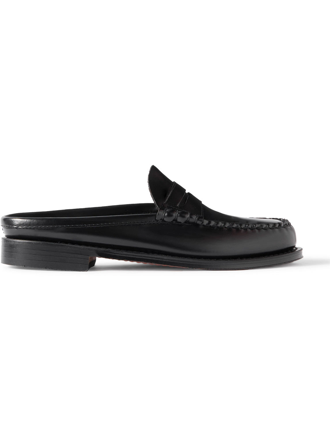 Gh Bass Weejuns Larson Leather Slip-on Penny Loafers In Black