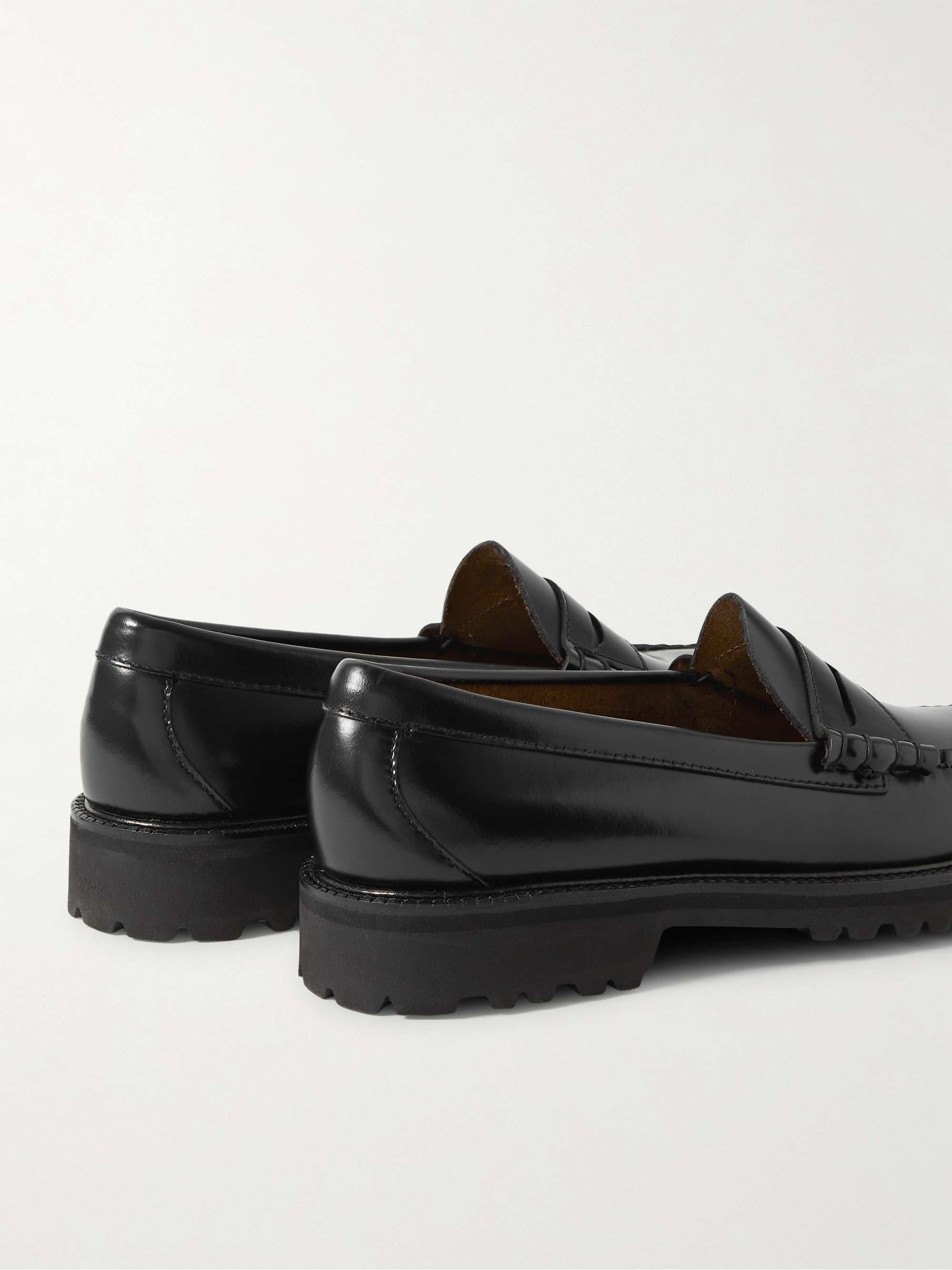 G.H. BASS Weejuns 90 Larson Leather Penny Loafers for Men | MR