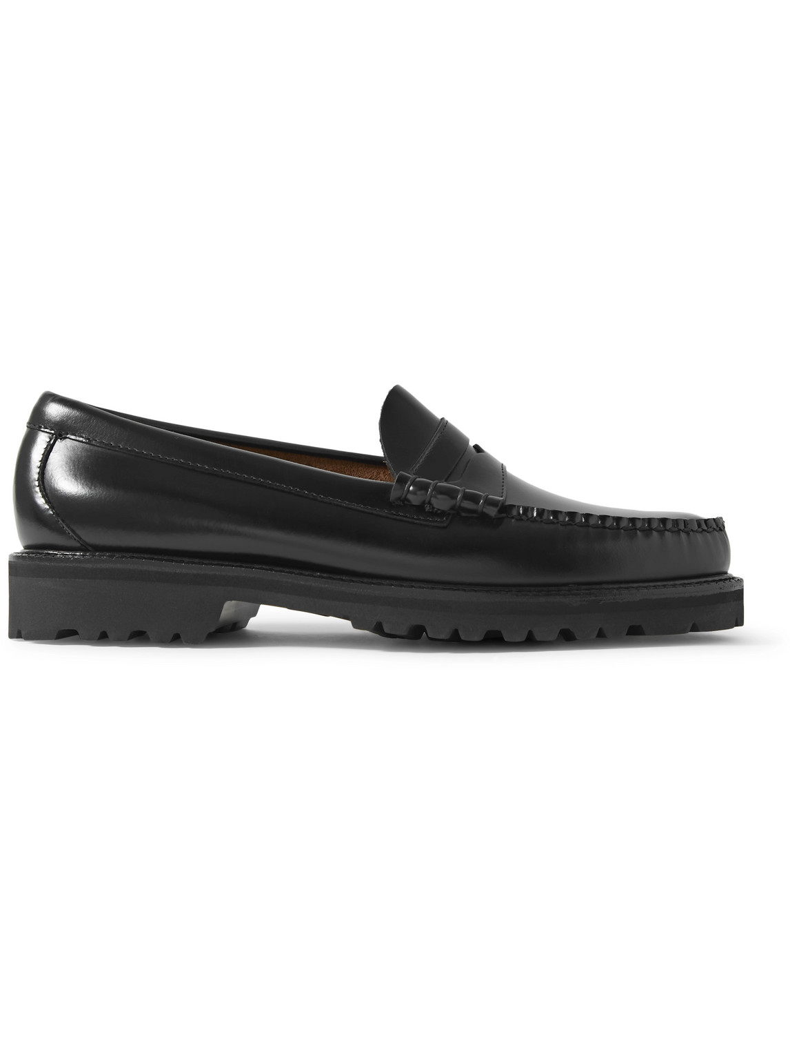 Shop G.h. Bass & Co. Weejuns 90 Larson Leather Penny Loafers In Black