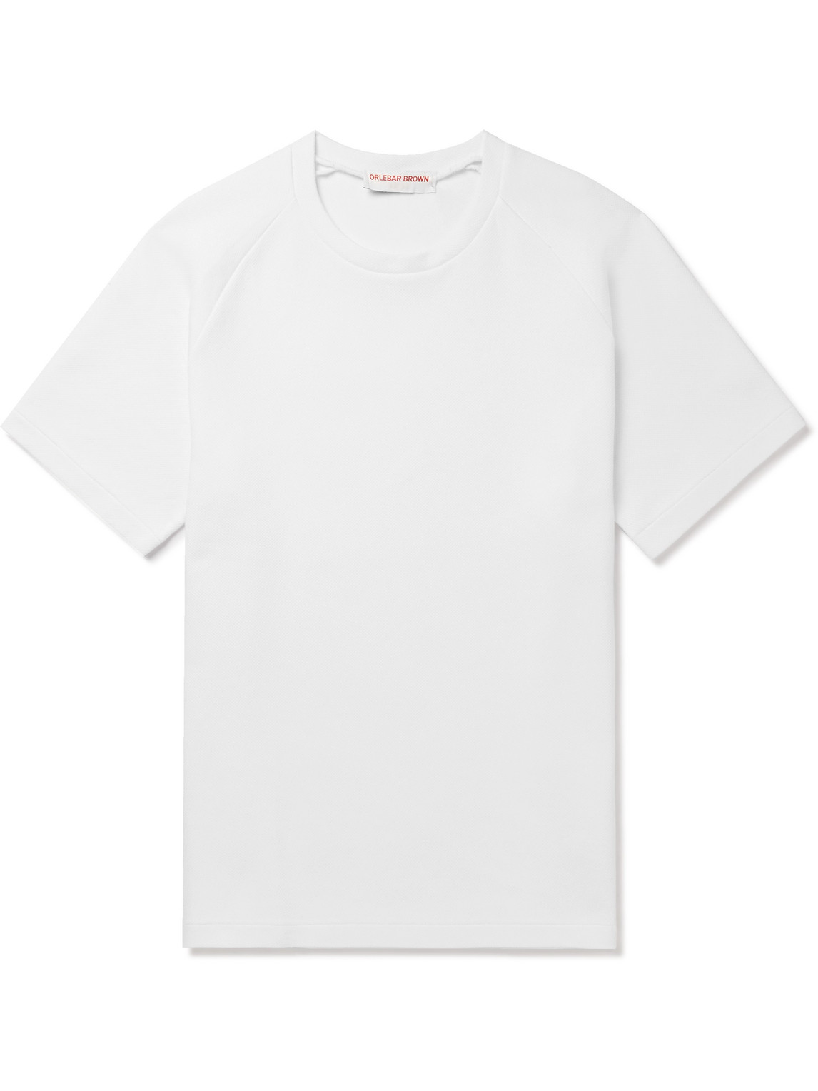 Orlebar Brown Sammy Garment-dyed Cotton-slub T-shirt In White