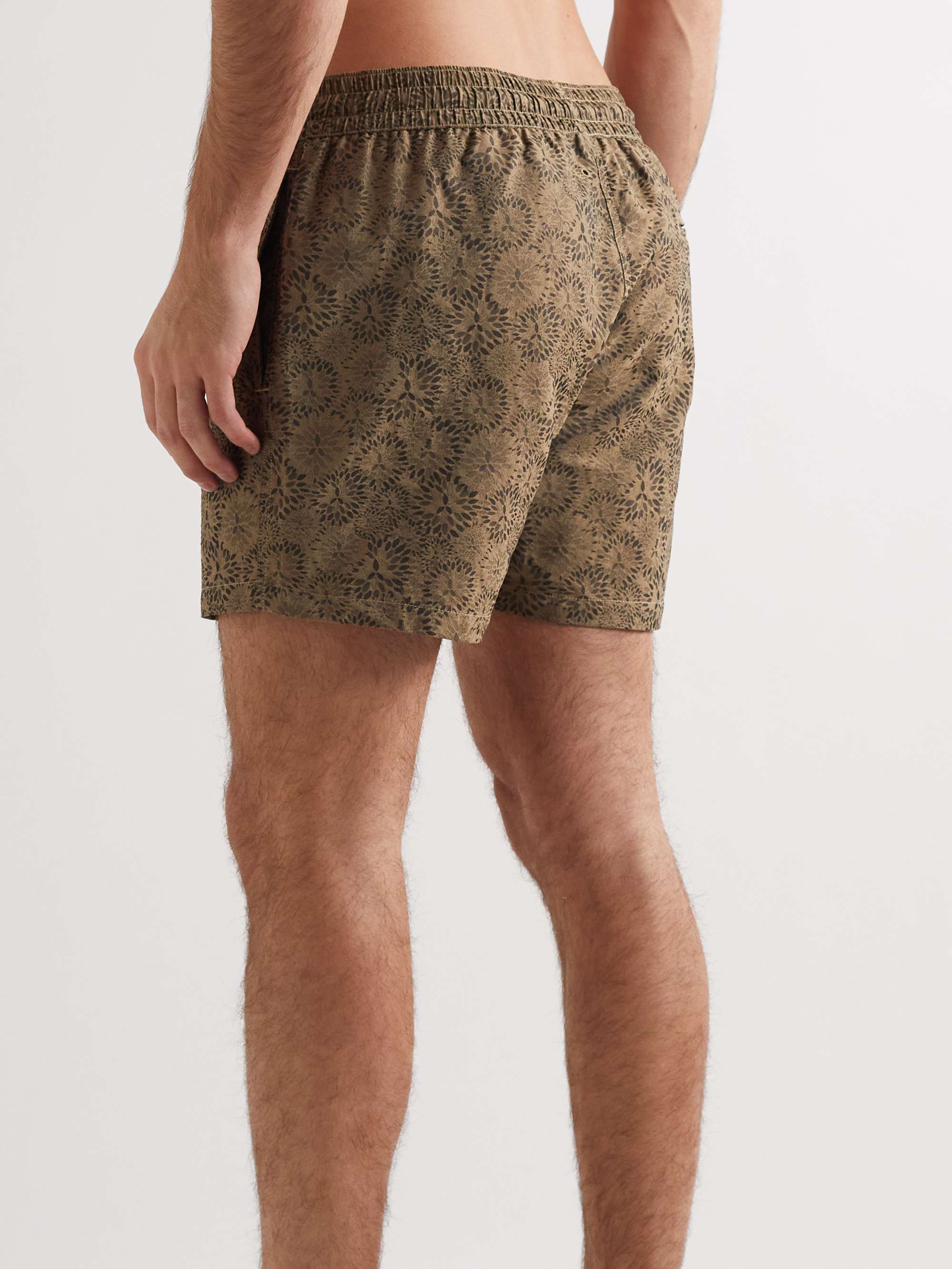 FRESCOBOL CARIOCA Straight-Leg Short-Length Printed Swim Shorts