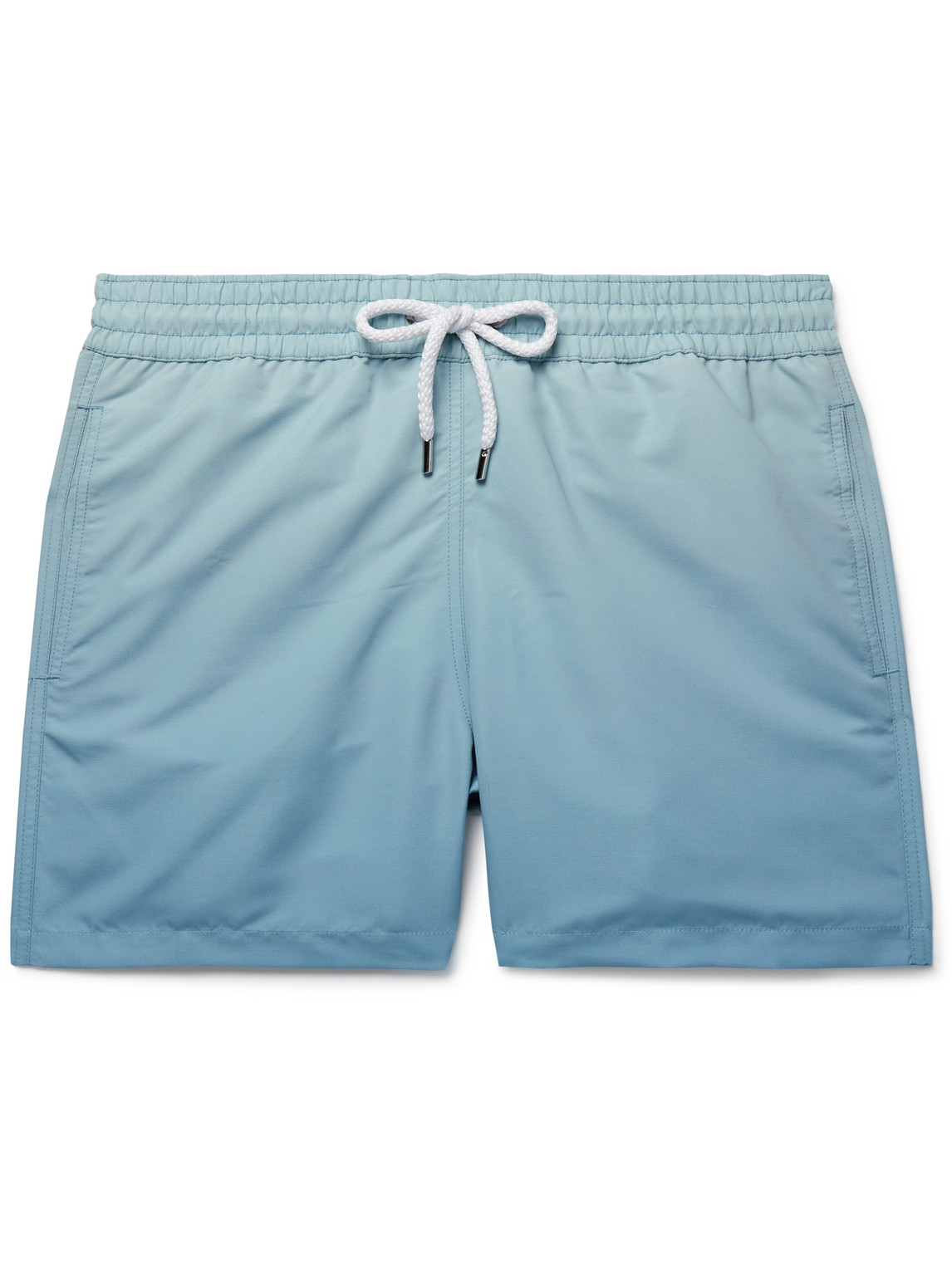 FRESCOBOL CARIOCA STRAIGHT-LEG SHORT-LENGTH DÉGRADÉ SWIM SHORTS