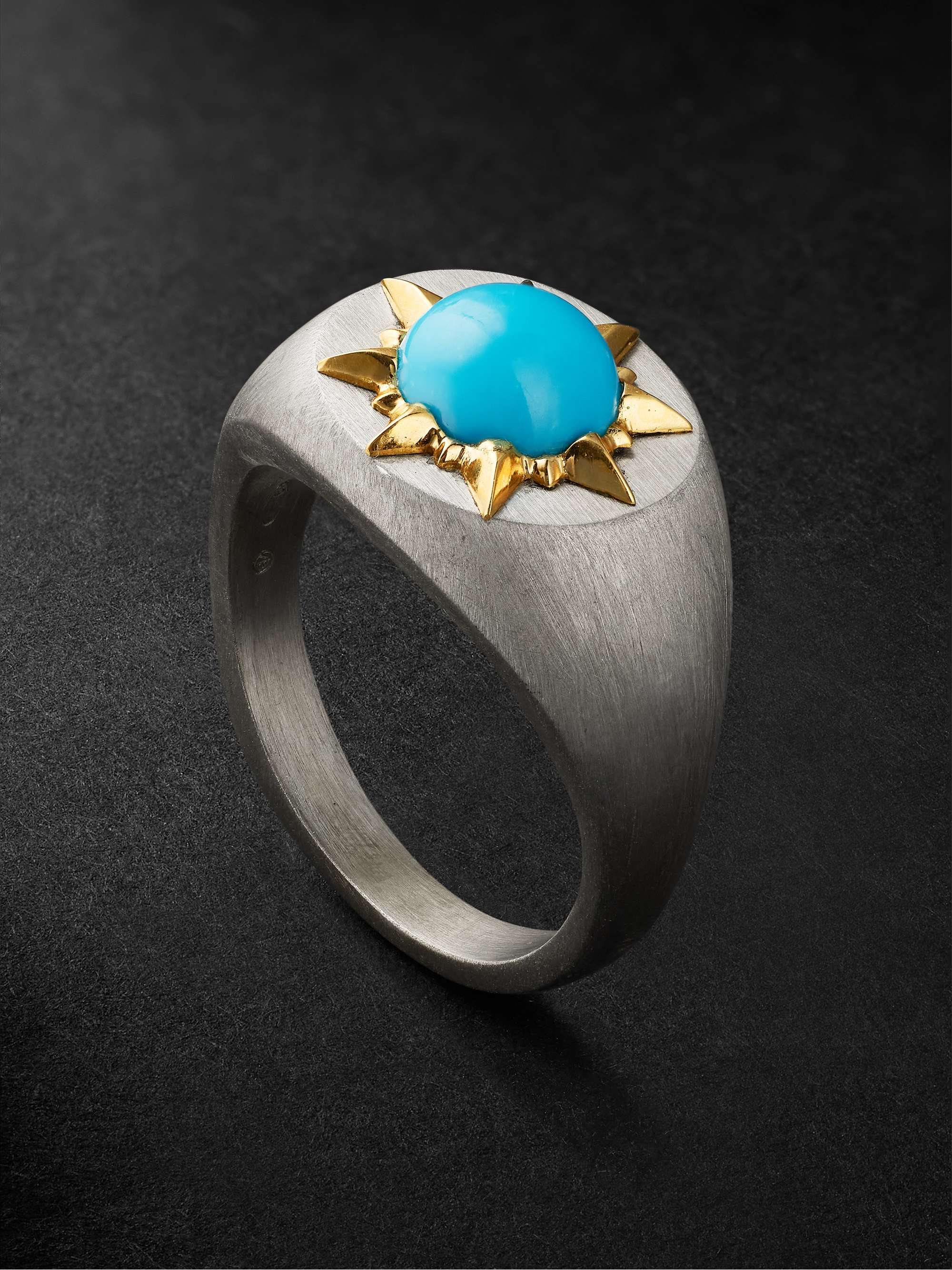 18K Gold Plated Big Stone Turquoise Ring - China Gemstone Ring and Natural  Gemstone Ring price | Made-in-China.com