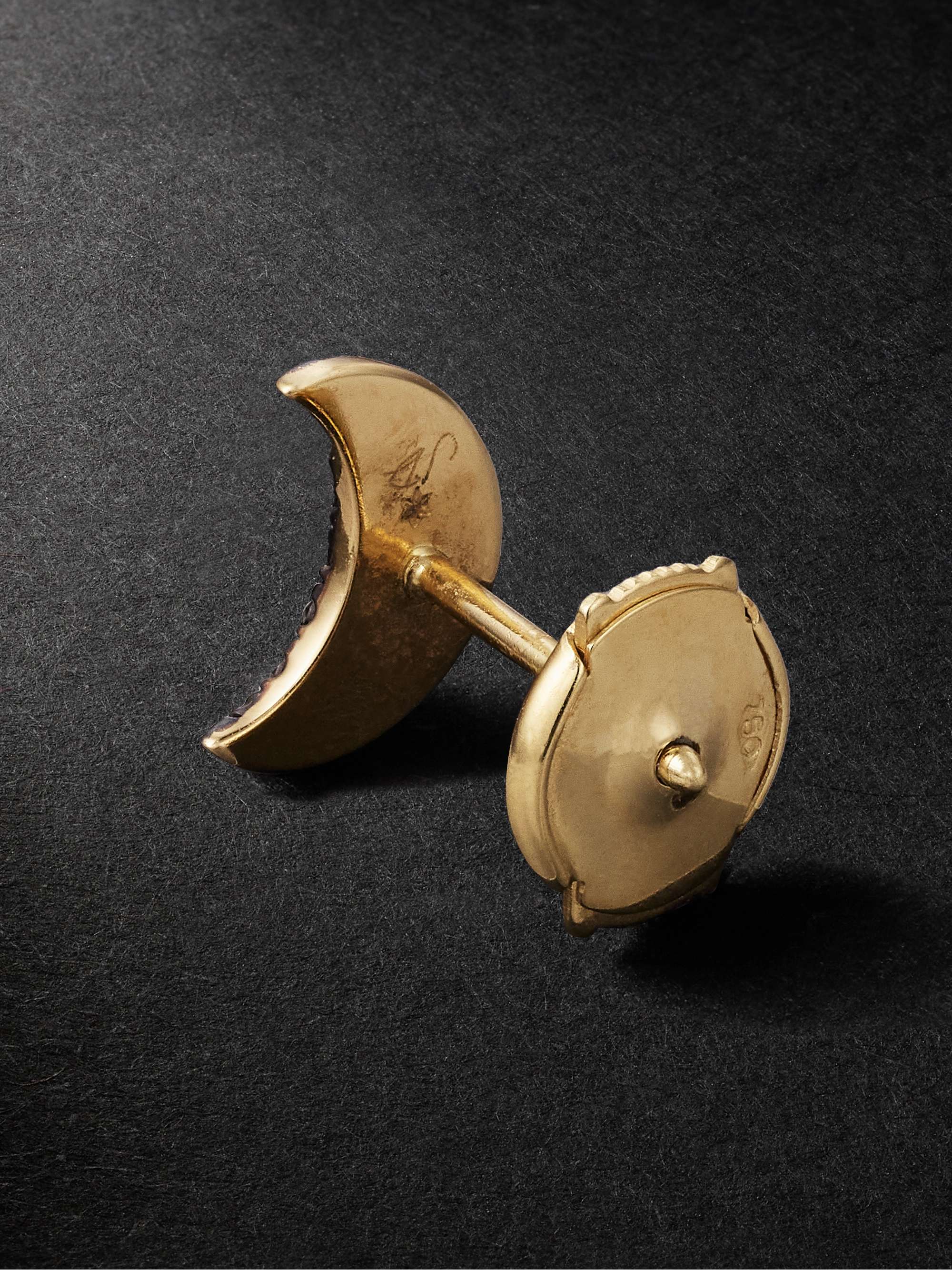 JENNY DEE JEWELRY Celaeno 18-Karat Gold Diamond Single Earring