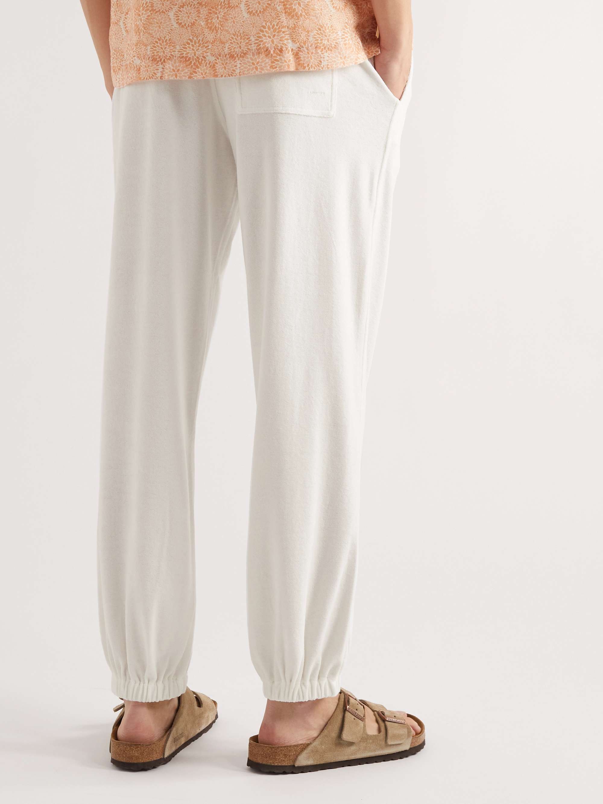 VILEBREQUIN Play Tapered Cotton-Blend Terry Trousers