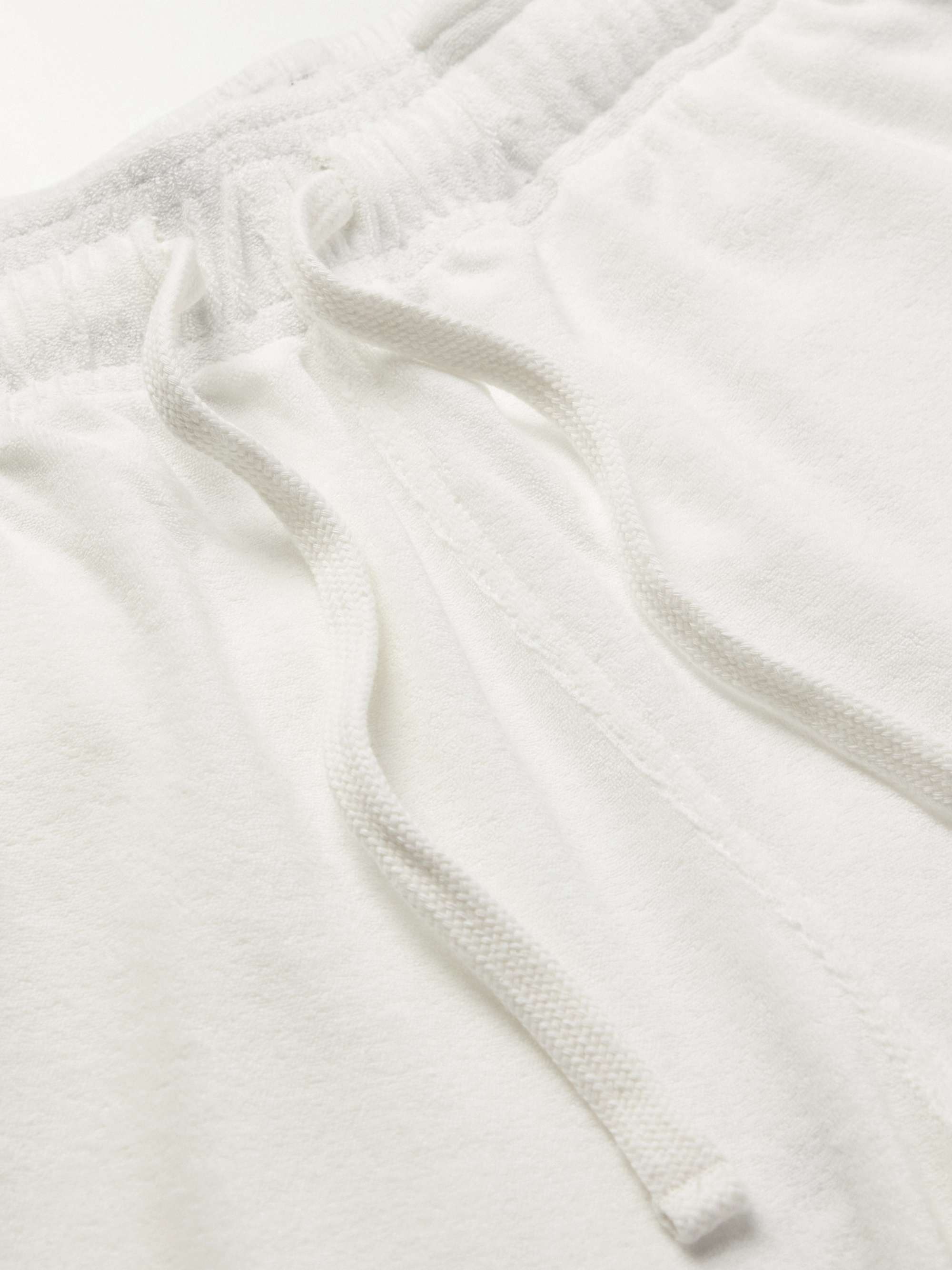VILEBREQUIN Play Tapered Cotton-Blend Terry Trousers