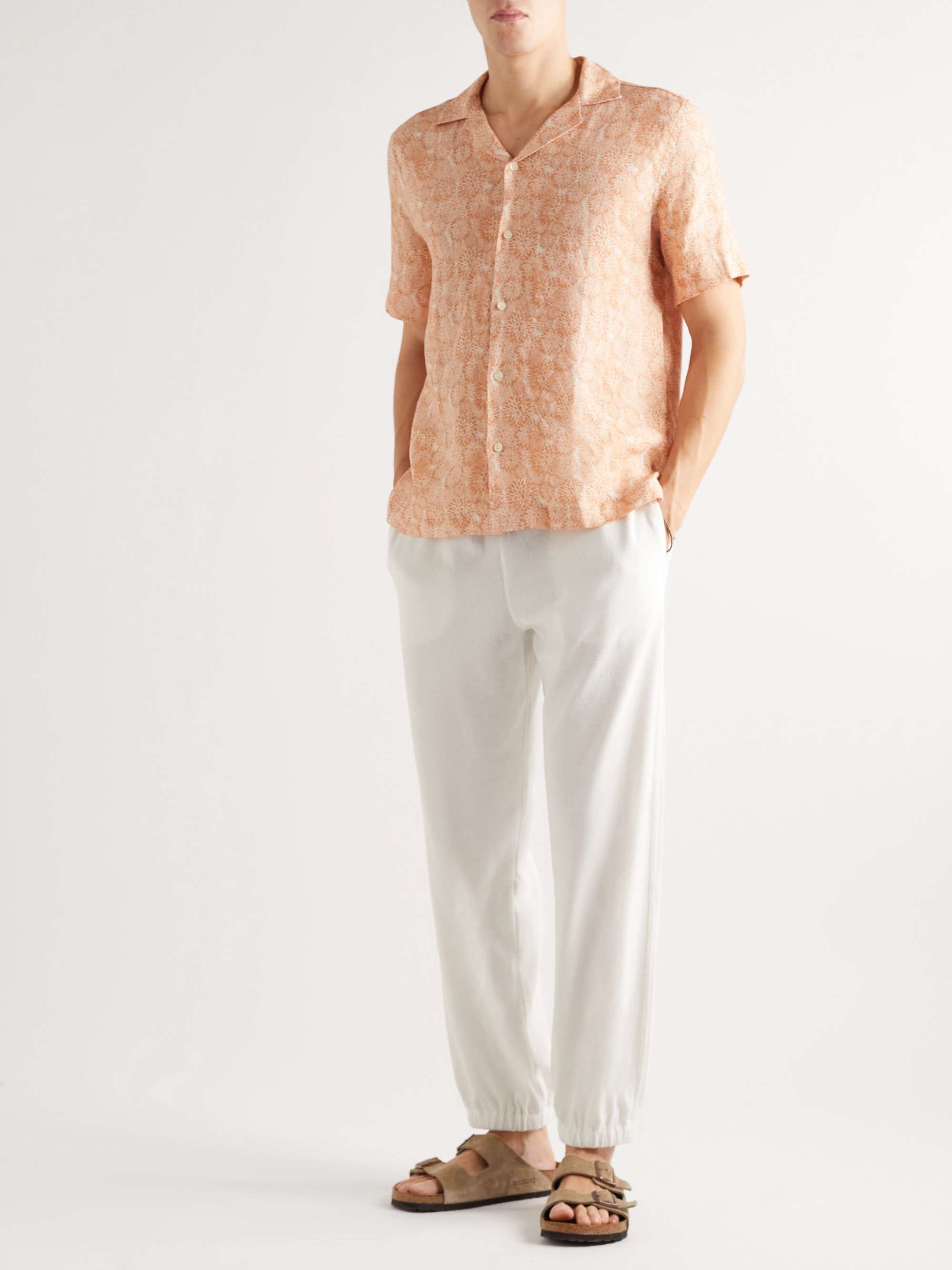 VILEBREQUIN Play Tapered Cotton-Blend Terry Trousers