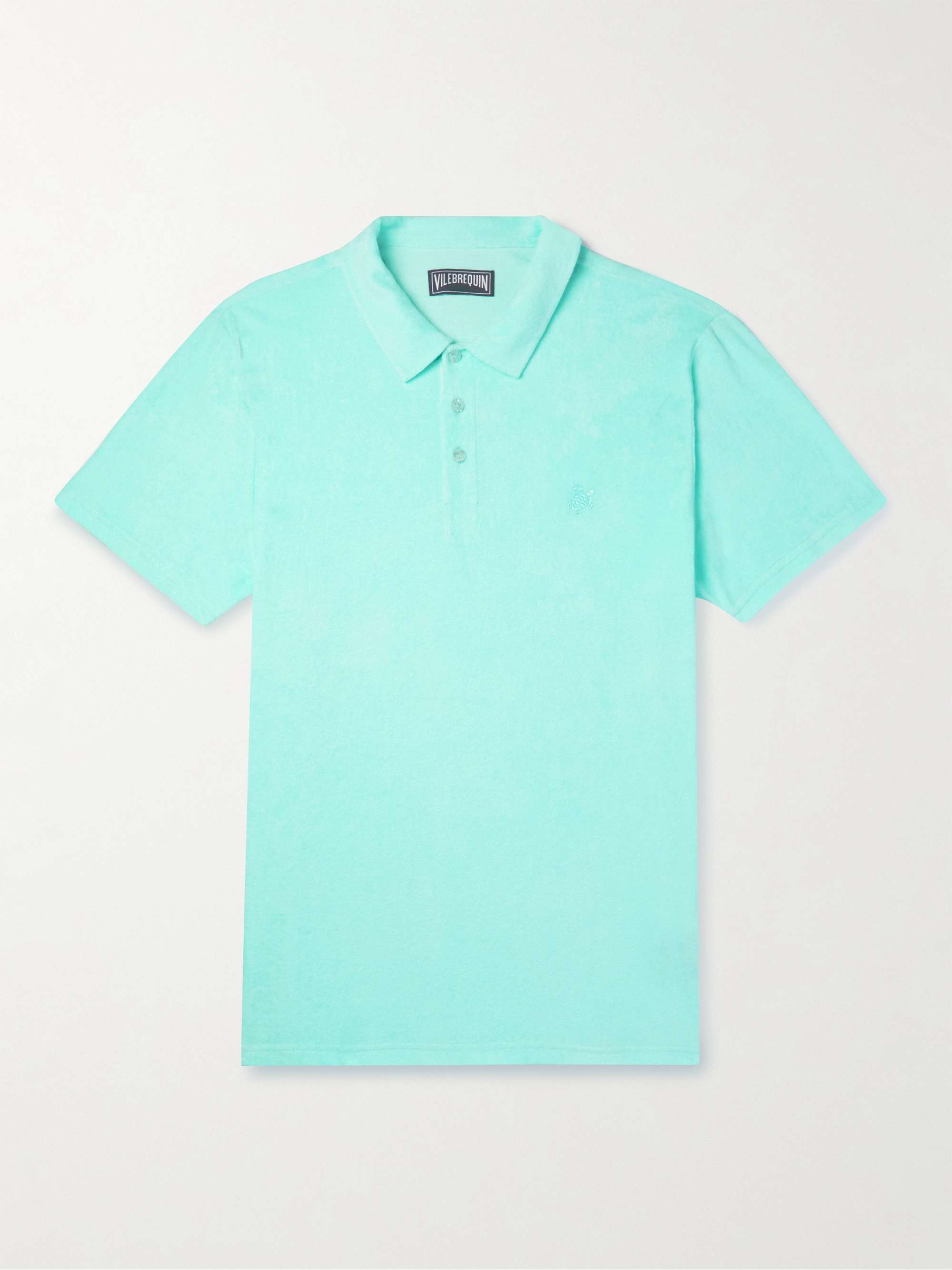 Phoenix Slim Fit Cotton Blend Terry Polo Shirt