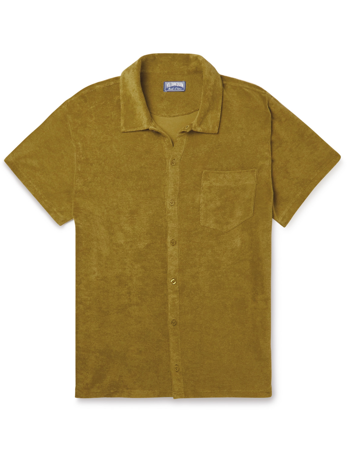 Vilebrequin Charli Cotton-blend Terry Shirt In Green