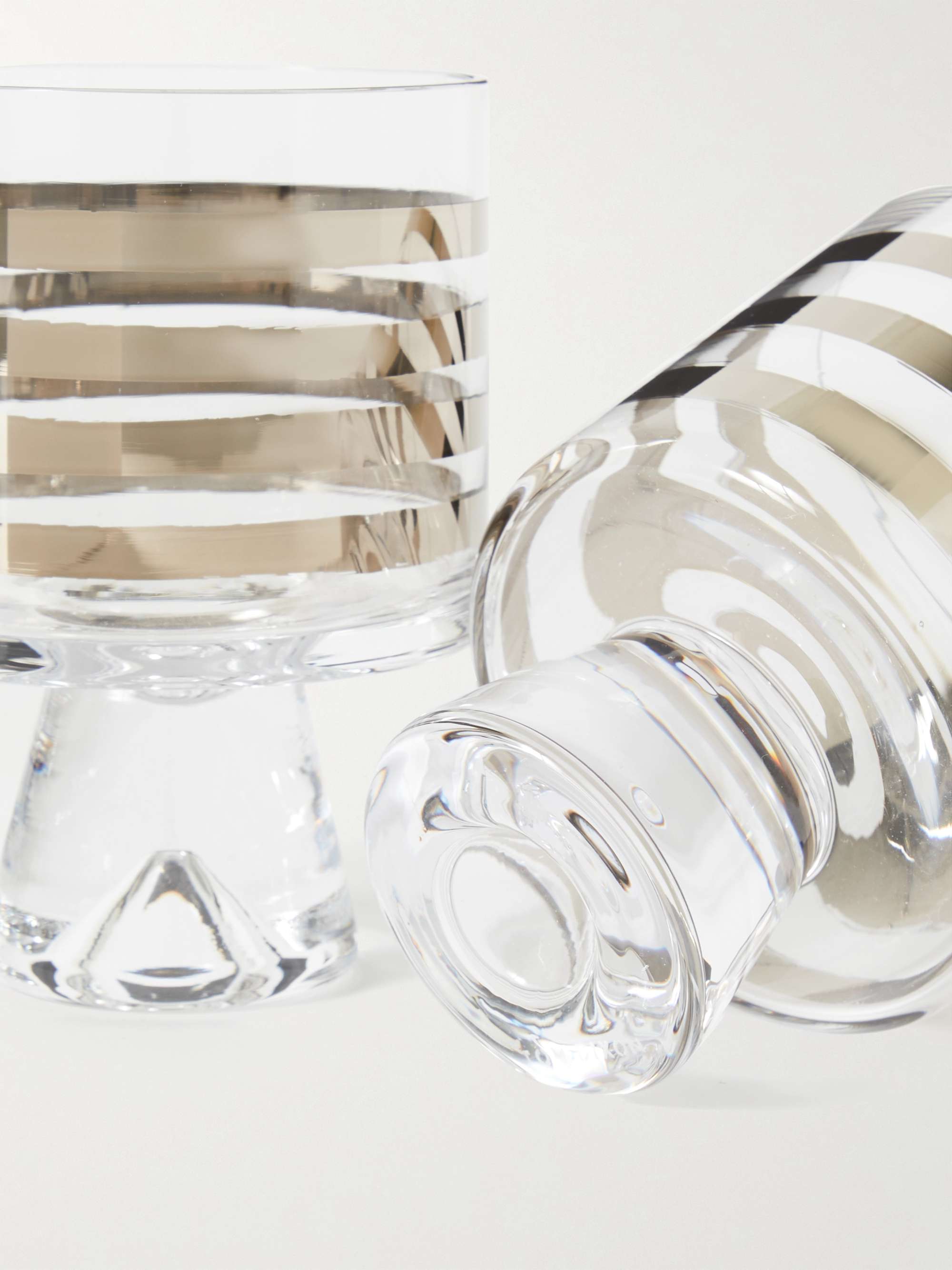 TOM DIXON Tank Set of Four Painted Lowball Glasses