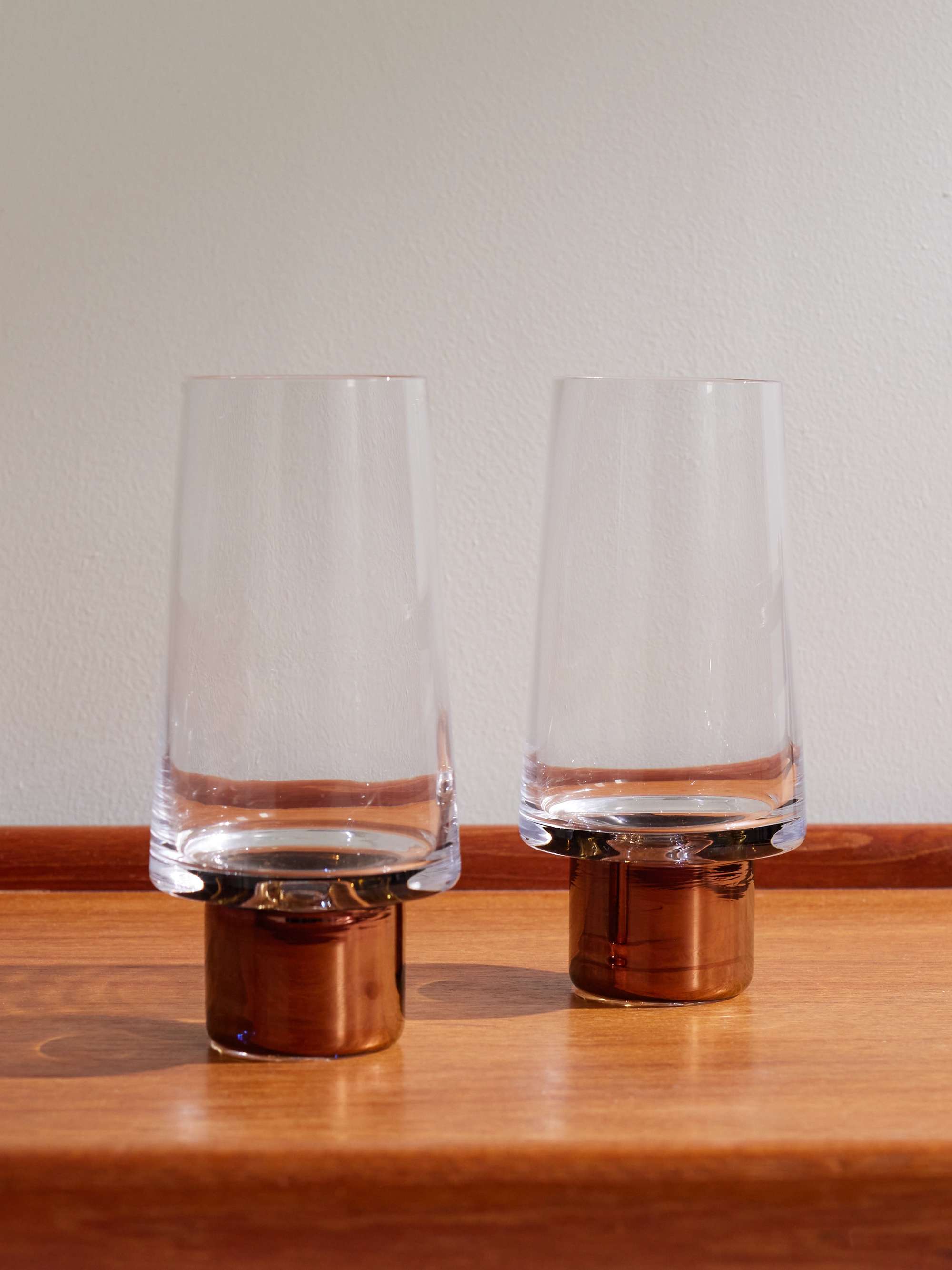 TOM DIXON Tank Set of Two Painted Highball Glasses