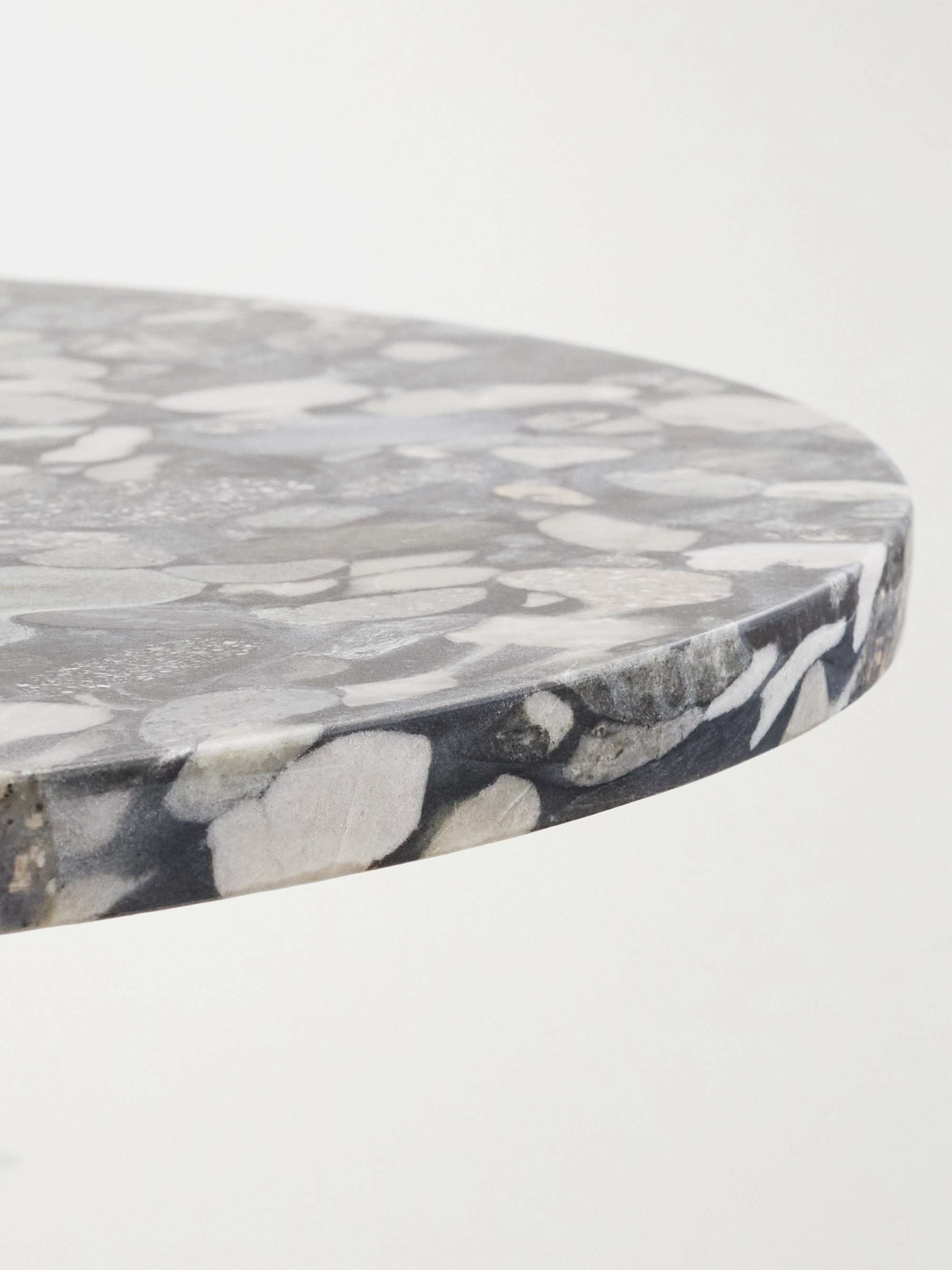 TOM DIXON Marble and Metal Side Table