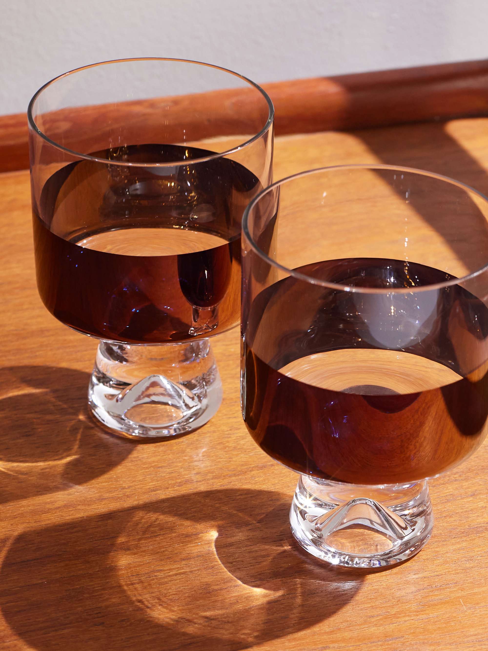 TOM DIXON Tank Set of Two Painted Lowball Glasses