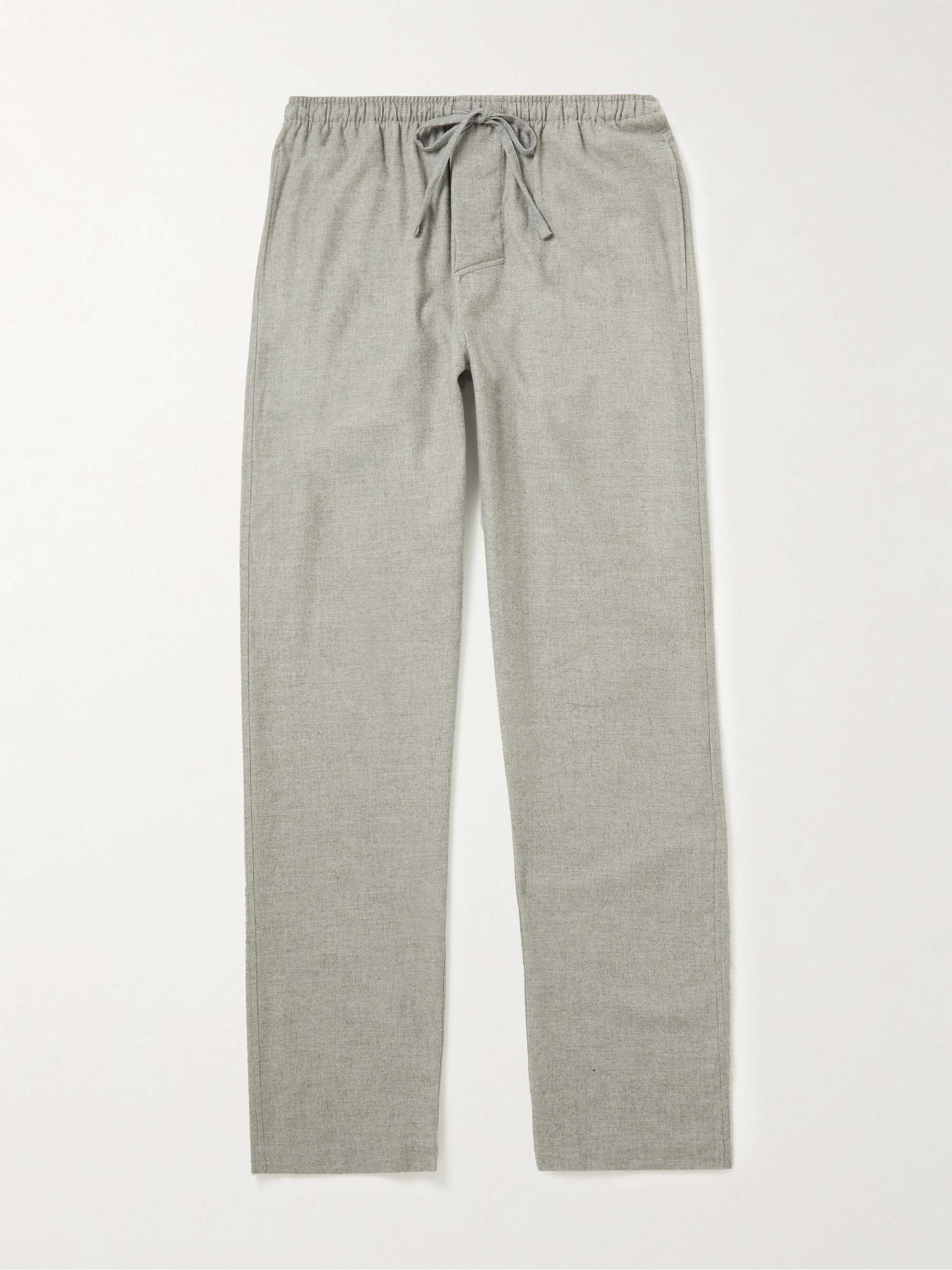 ZIMMERLI Heritage Cotton and Wool-Blend Flannel Pyjama Trousers for Men ...